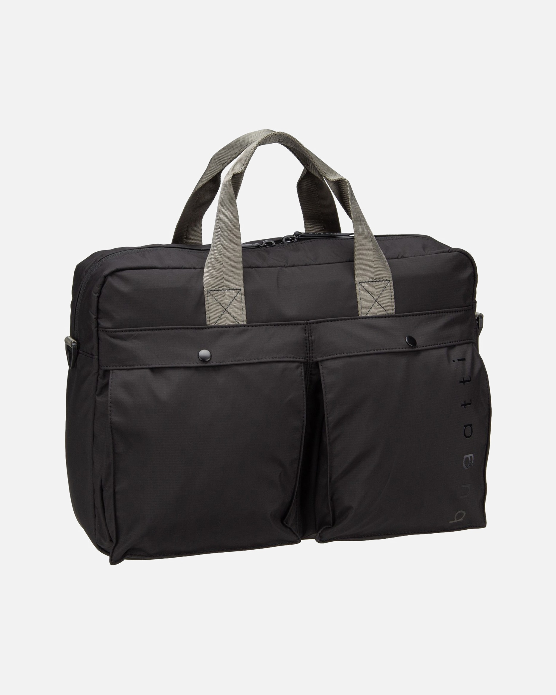 Laptoptasche für Unisex Bugatti Aktentasche Legere Briefcase Black