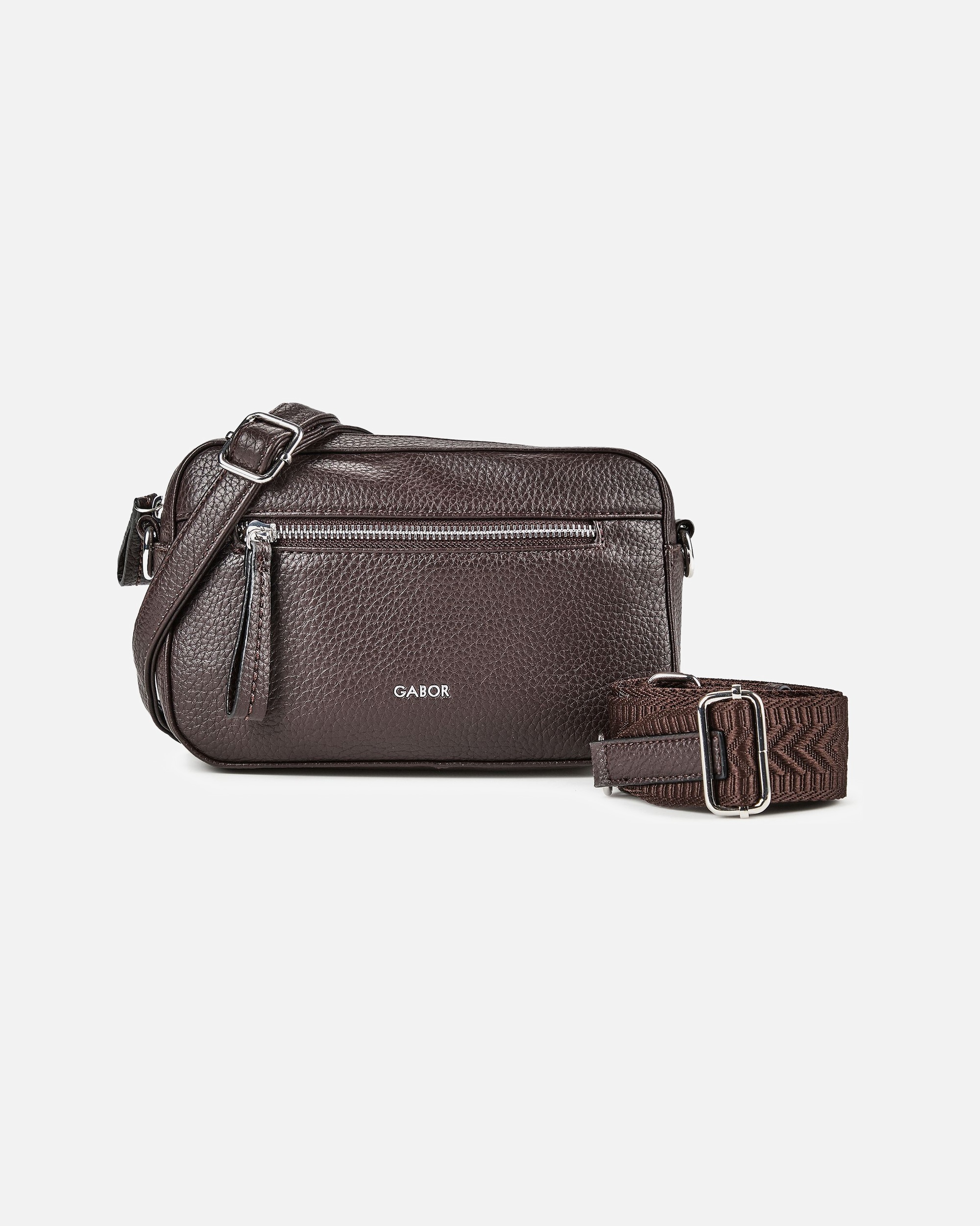 Tasche für Weiblich Gabor Silena Umhängetasche dark brown