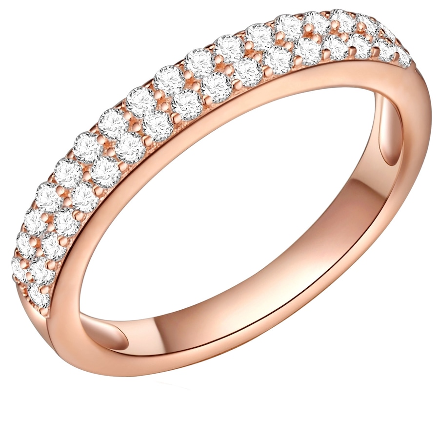 Rafaela Donata Ring Sterling Silber Zirkonia in Roségold 58 Damen
