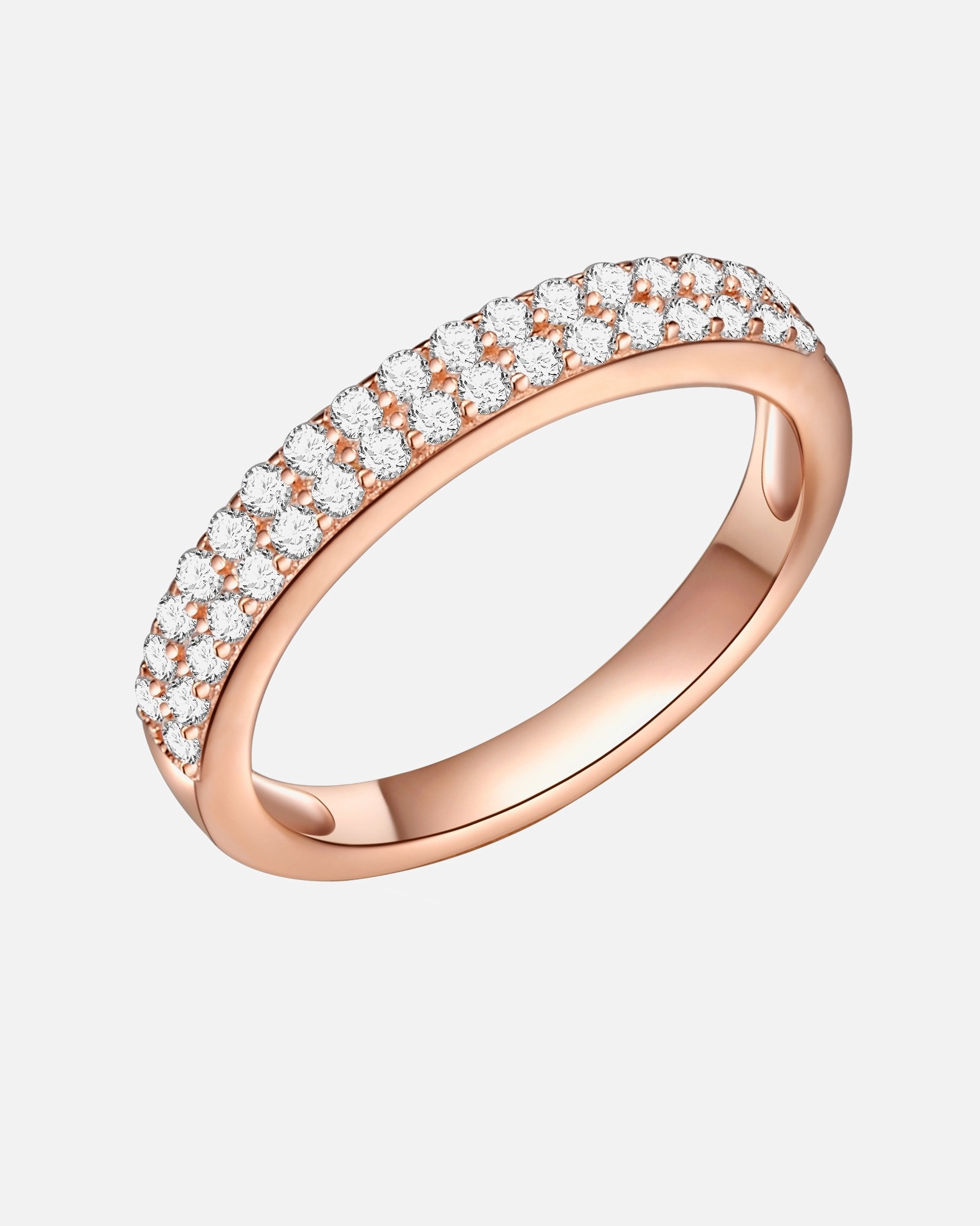 Ring für Weiblich Rafaela Donata Ring Sterling Silber Zirkonia in Roségold 52