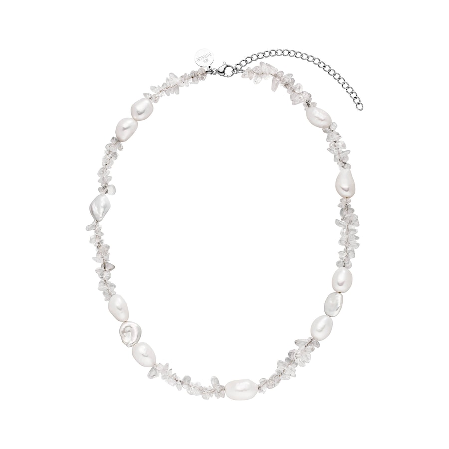 Purelei Crystal Wave Kette 100% Edelstahl Silver Damen