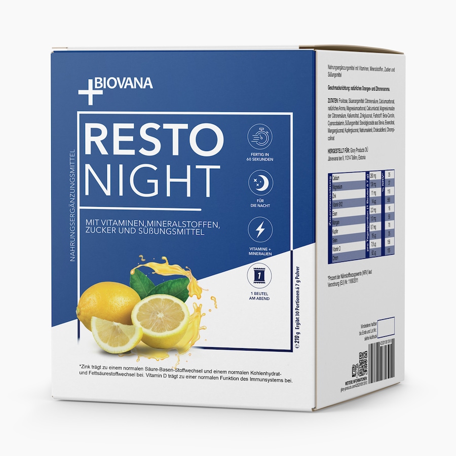 Biovana Resto Night Pulver 210 g