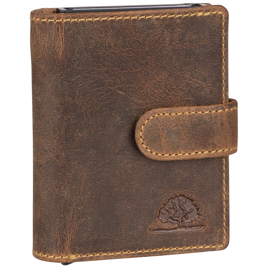 Greenburry Geldbörse Vintage Sattelbraun Braun Herren