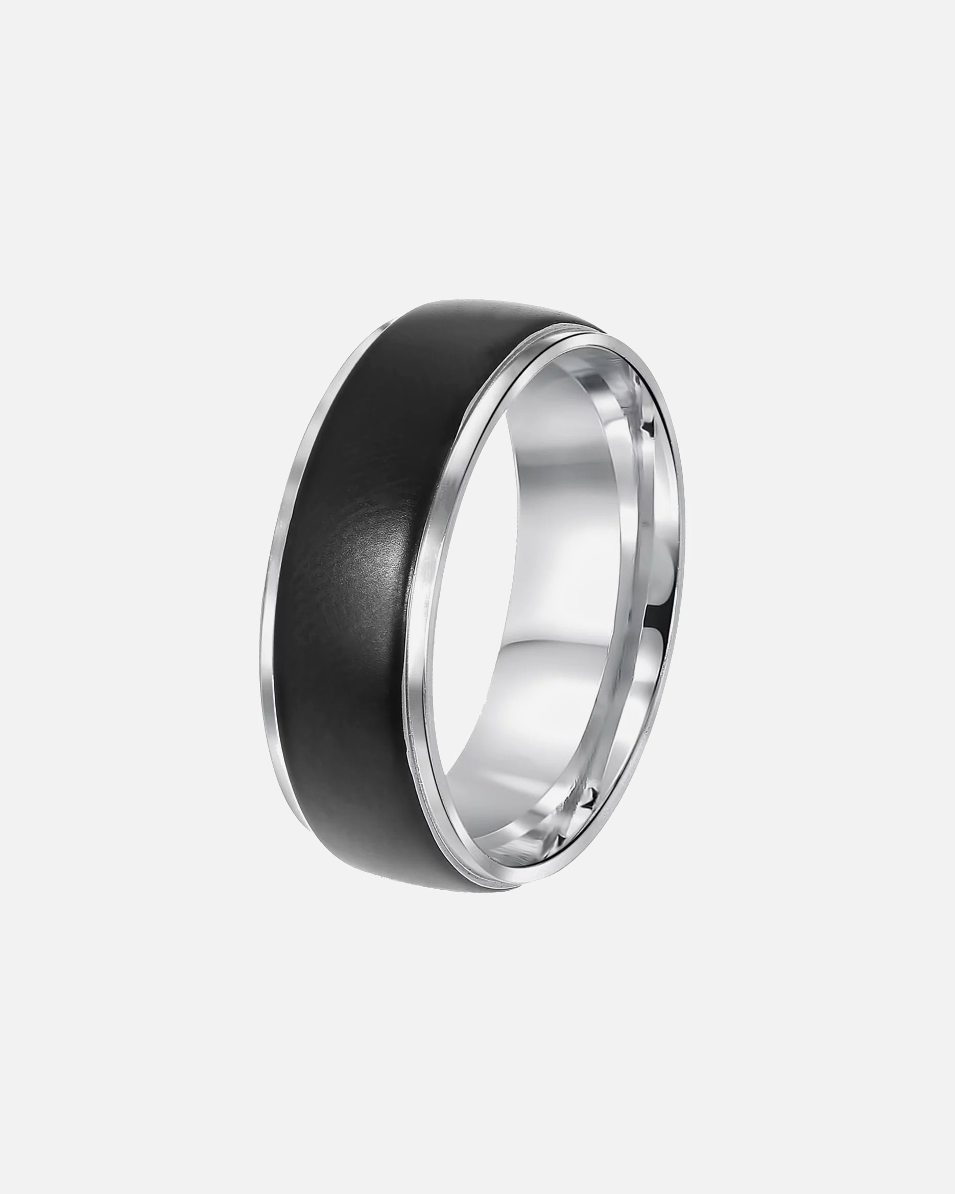 Ring für Männlich Lucardi Ringe Stahl - silbern 60mm