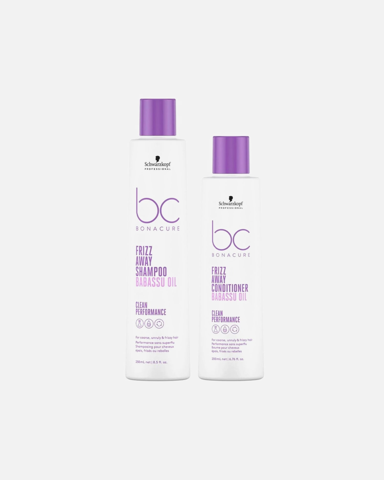 Haarpflegeset für Weiblich Schwarzkopf Professional BC Frizz Away Bundle (Shampoo + Conditioner) 1 Stück