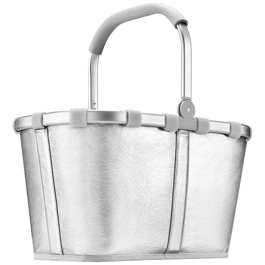 Reisenthel Einkaufstasche carrybag special edition Silver Crackle Silber Damen