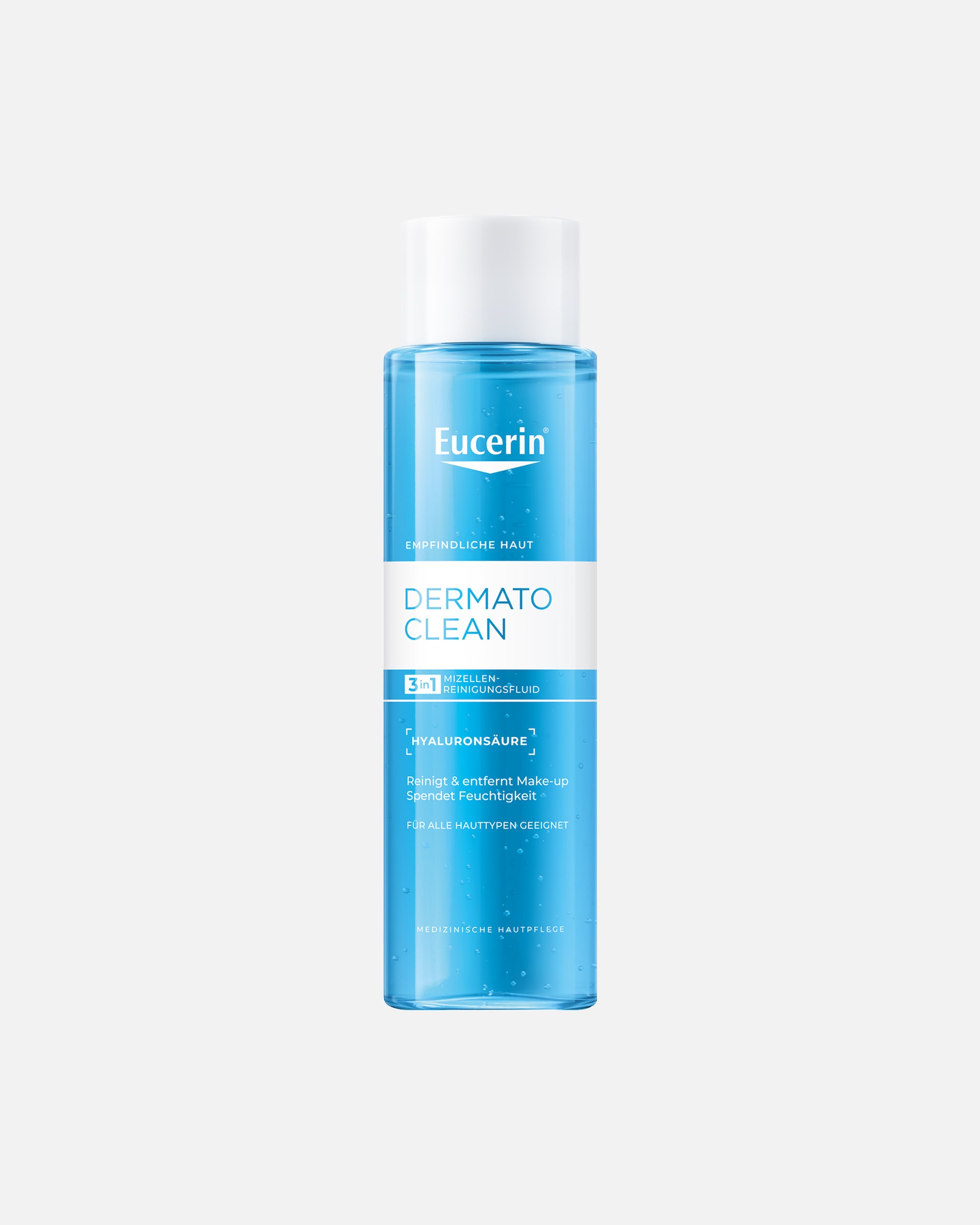 Reinigungsgel für Unisex Eucerin Dermatoclean Hyaluron Mizellen Reinigungsfluid 3in1 400 ml
