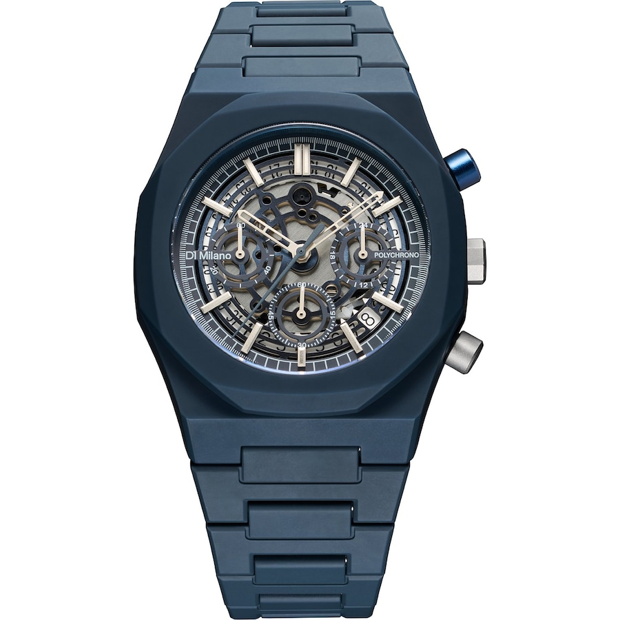 D1 Milano Herrenuhr Polycarbonat dunkelblau Herren