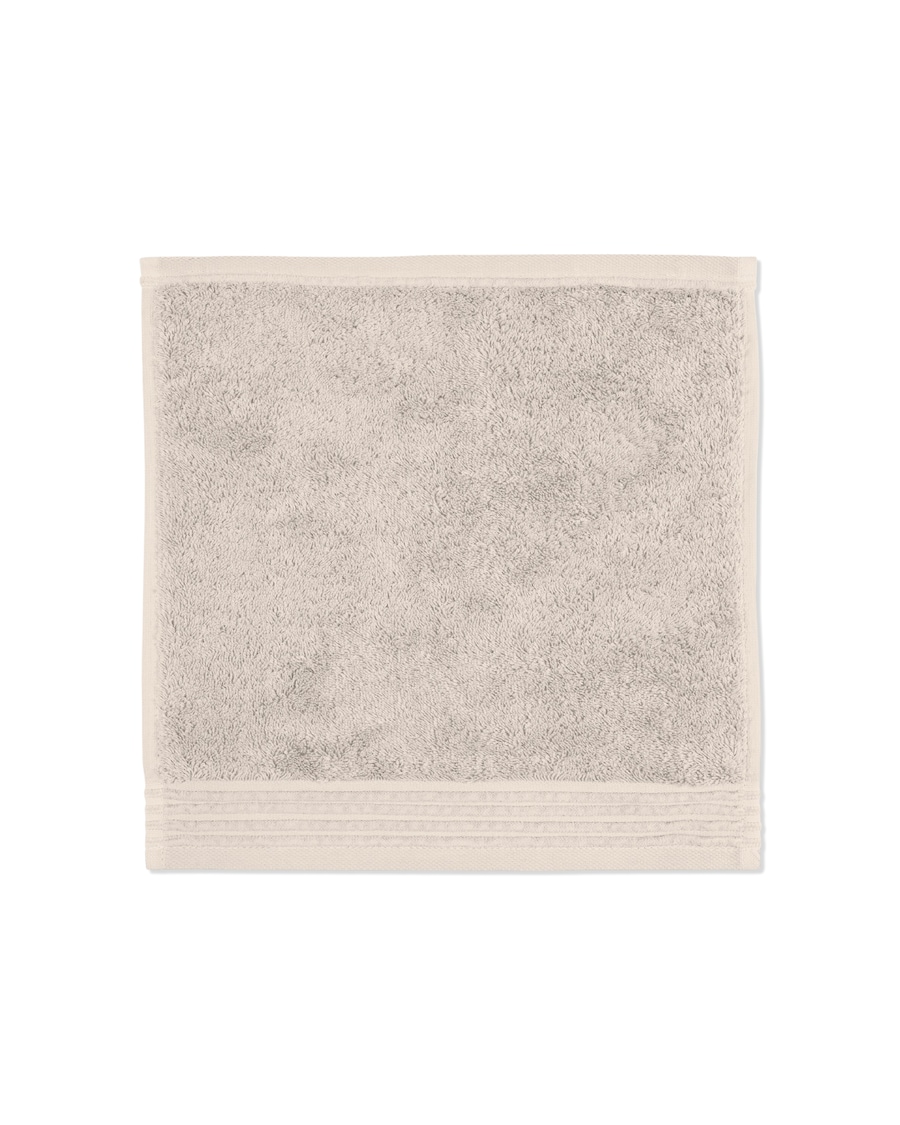 Möve Waschhandschuh Loft papyrus Silber