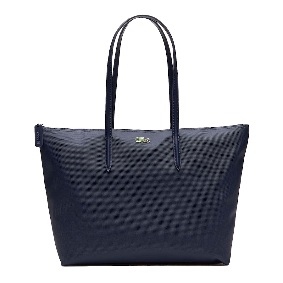 Lacoste Handtasche 'L1212 Core Essentials Crossover Bag' Dunkelblau Schwarz Damen