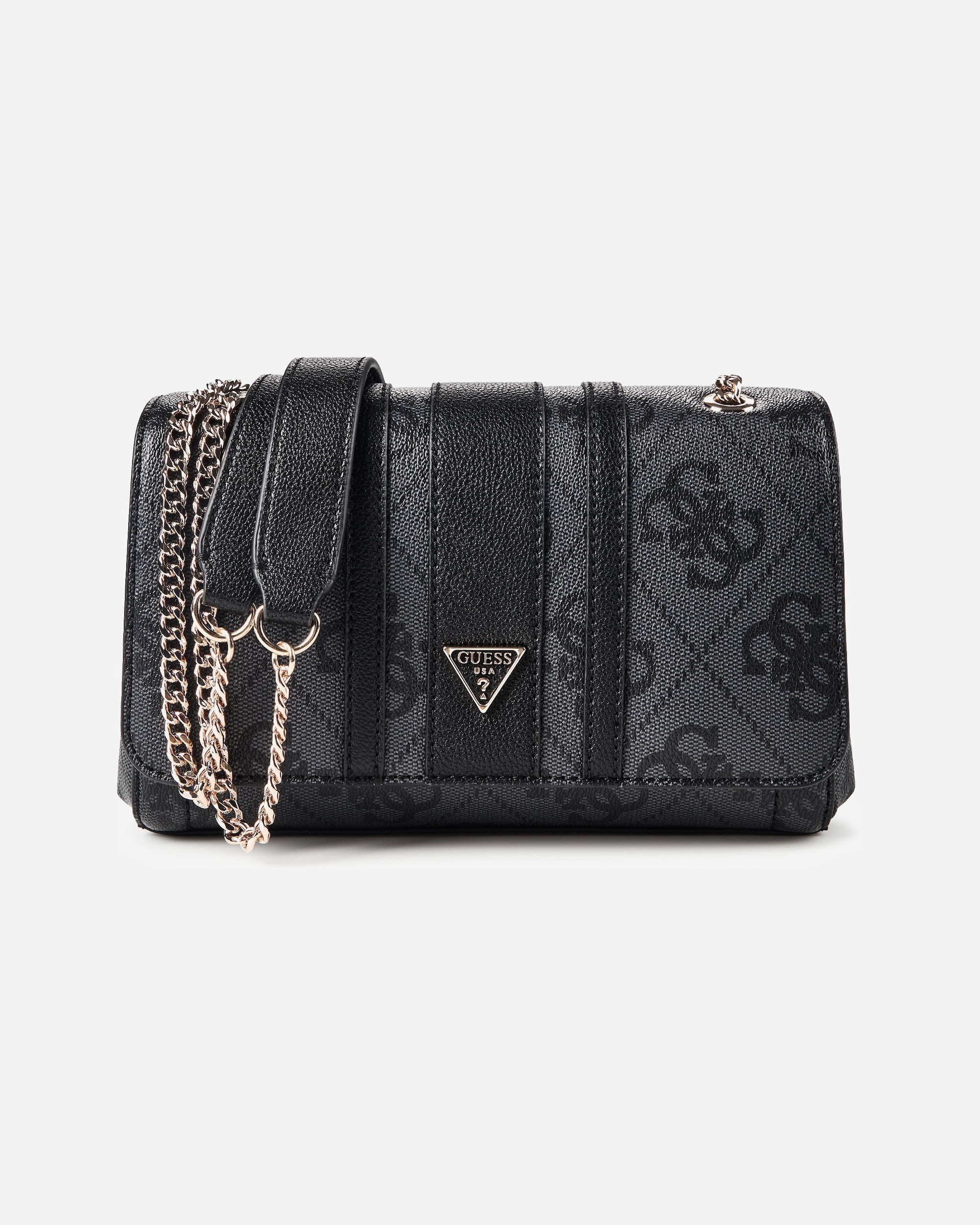 Tasche für Weiblich Guess Noelle II Schultertasche coal logo