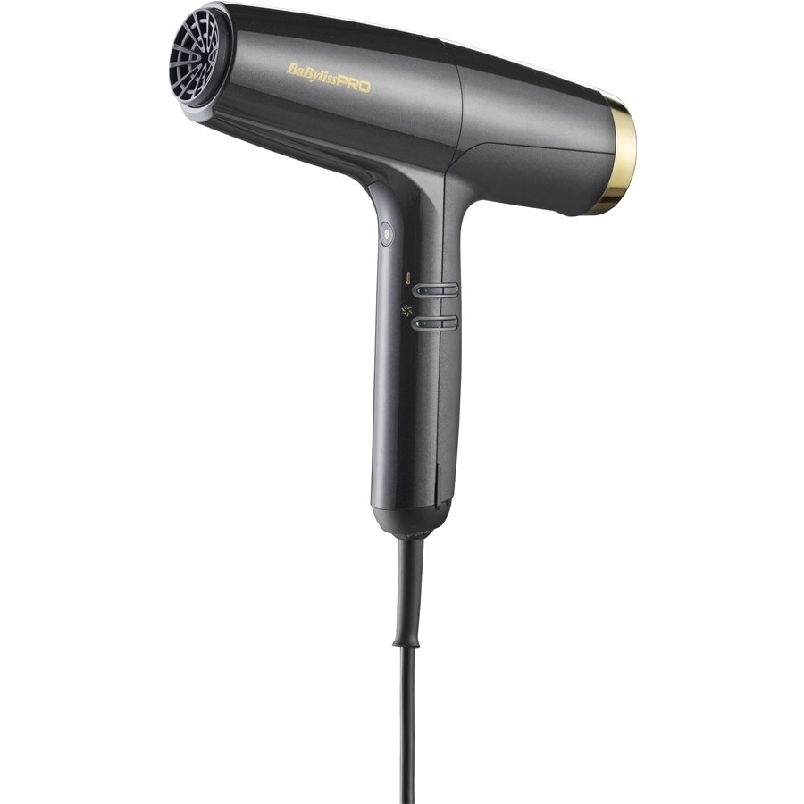 BaByliss Pro Digital Highspeed Dryer Falco Grau Gold