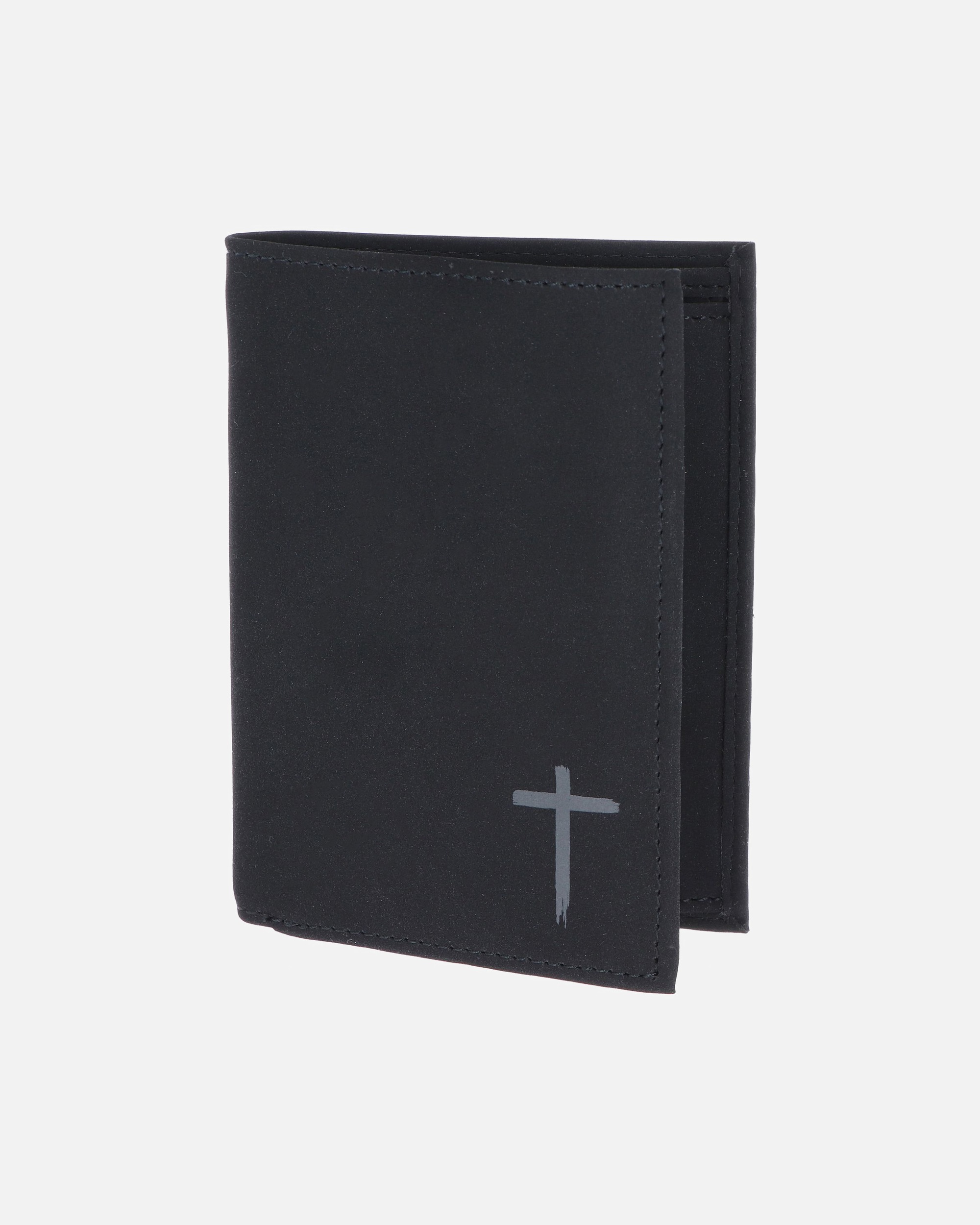 Portemonnaie für Männlich oxmox New Cryptan Herrengeldbörse schwarz-freedom cross grey
