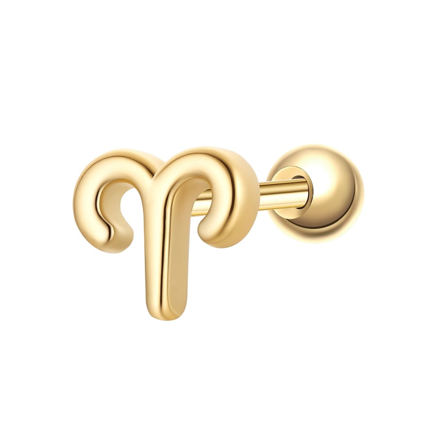 Glanzstücke München Piercing Sterling Silber gelbgold 5,2 mm Damen