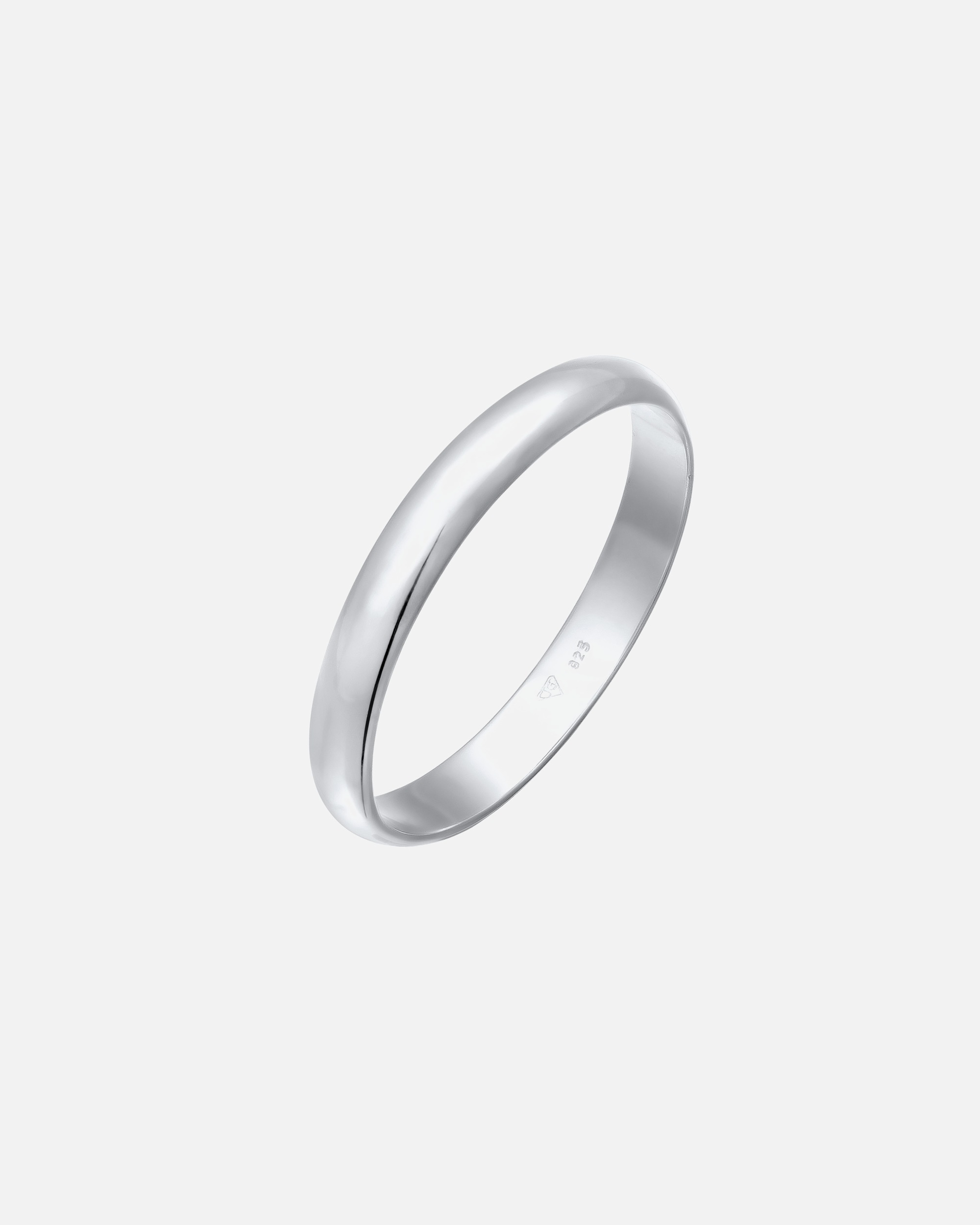 Ring für Weiblich Elli Basic Bandring 925 Sterling Silber 54