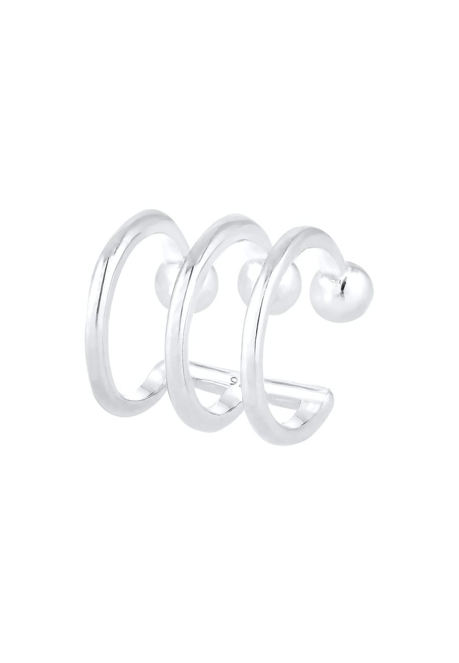 Elli Single Earcuff Ohrklemme Kugeln Basic 925 Silber silberfarben Damen