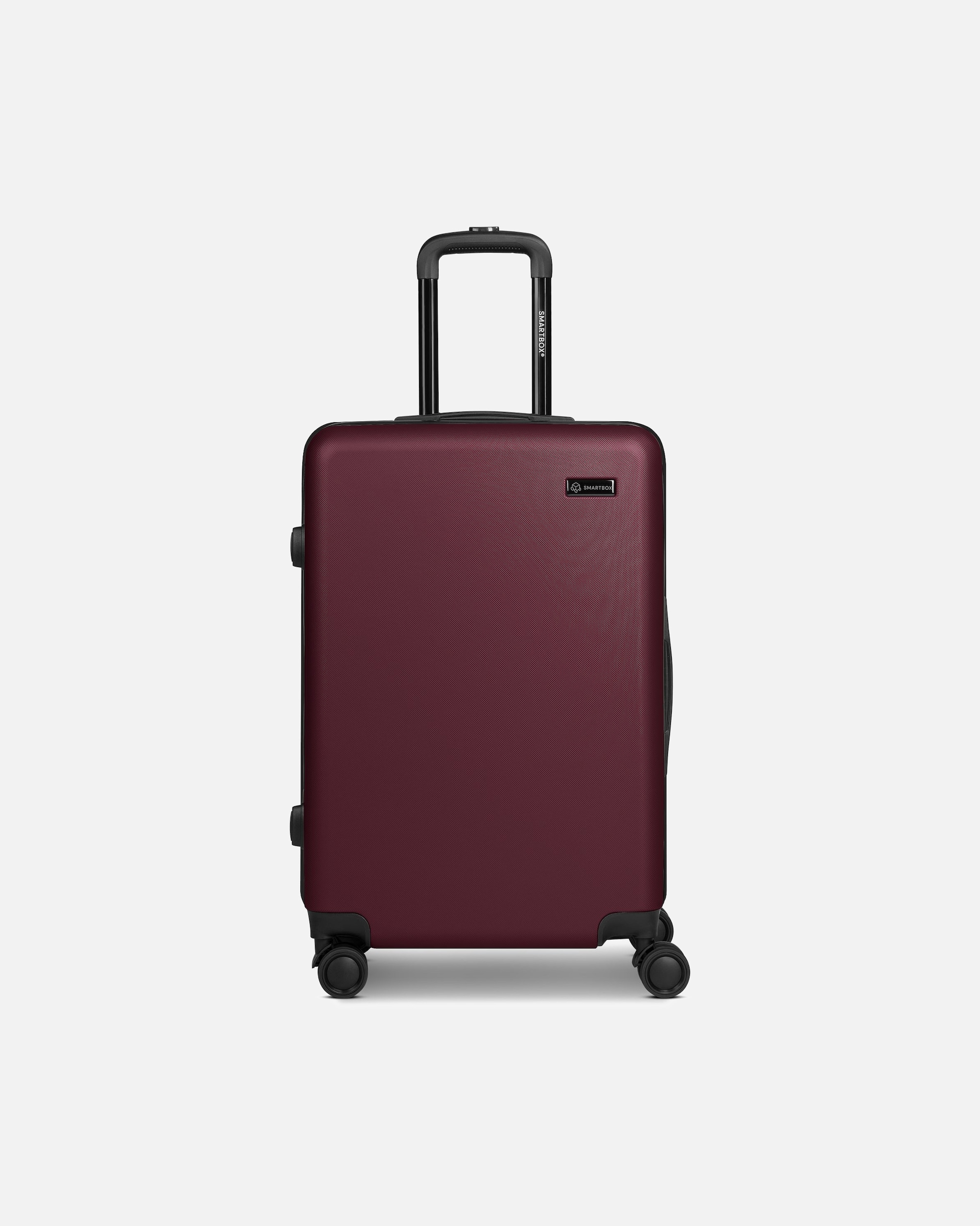 Koffer für Männlich Smartbox Default Brand Line Edition 05 4 Rollen Trolley 66 cm burgundy
