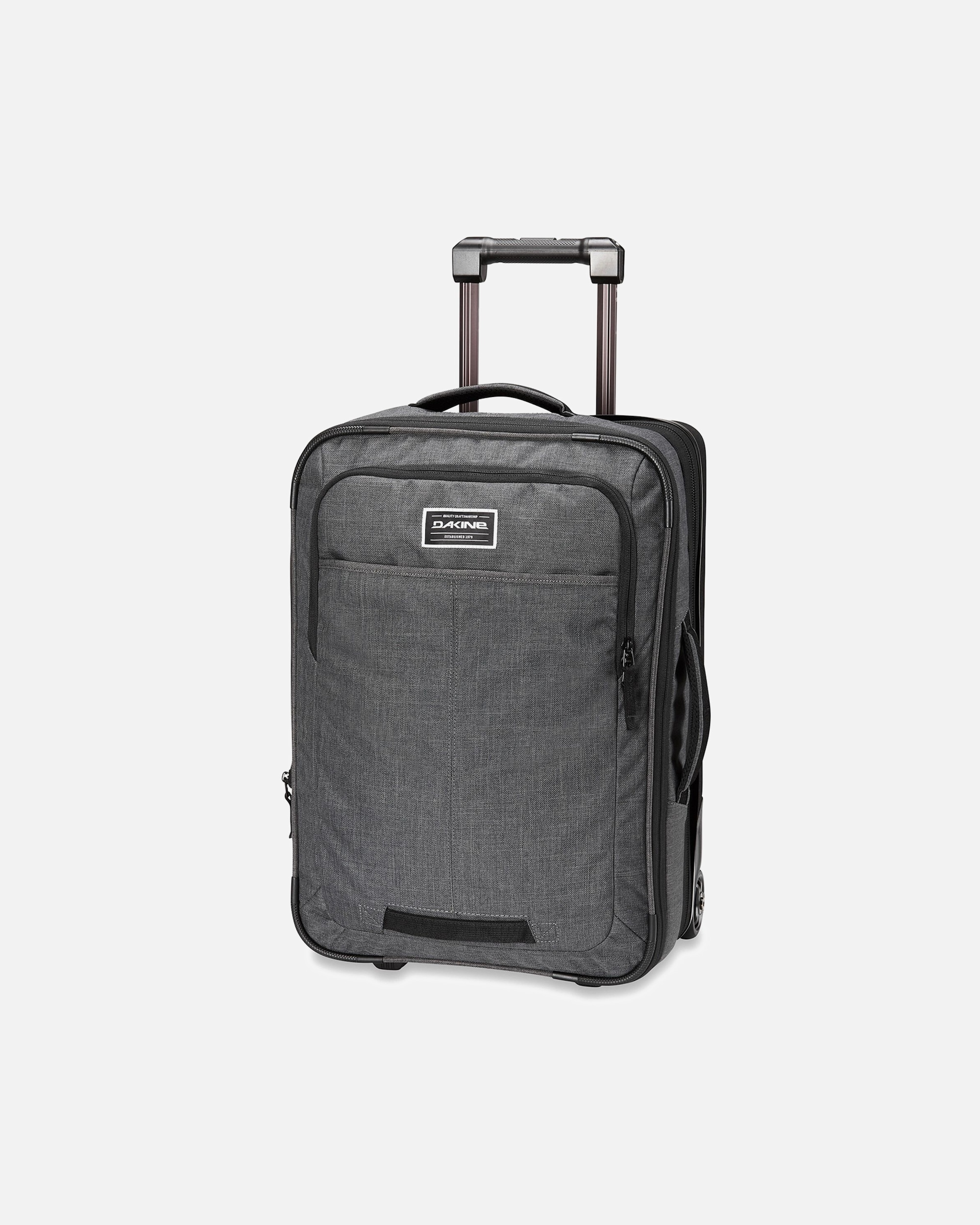Handgepäckkoffer für Männlich Dakine Status 42L 2 Rollen Kabinentrolley 55 cm Laptopfach mit Dehnfalte carbon