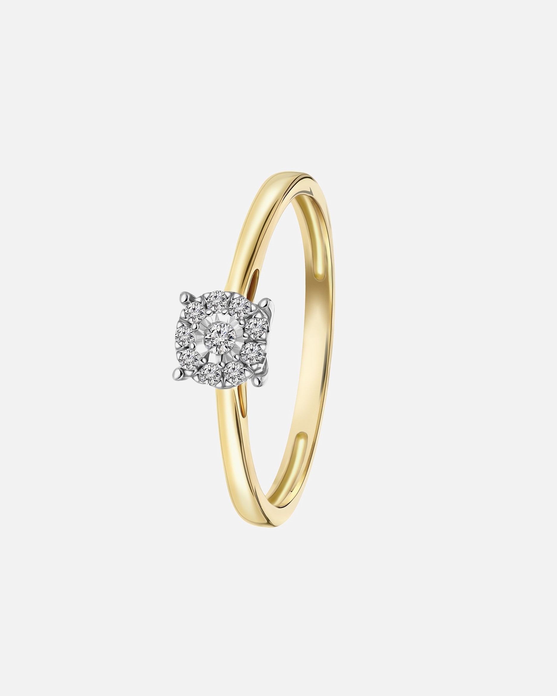Ring für Männlich Lucardi Ringe 585 Gold Gold - 49mm