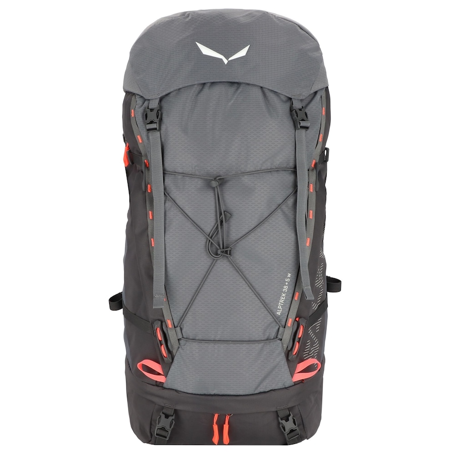 Salewa Apltrek Rucksack quietshade-fluocoral Grau Herren