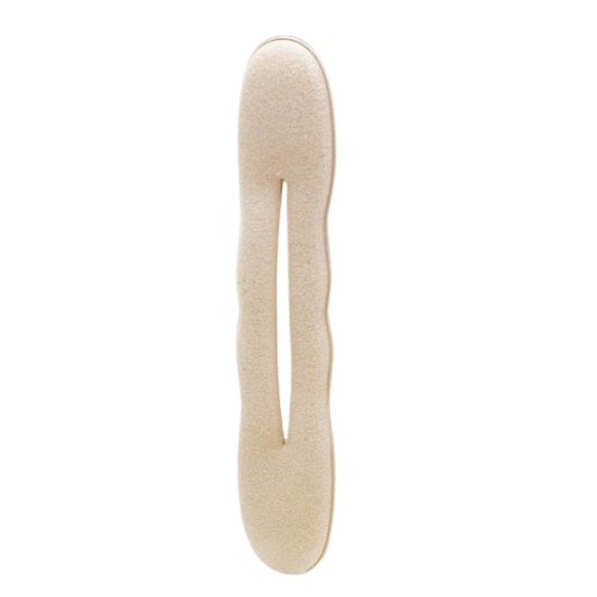 SOHO Haarbun Lockenwickler Blond - 17 cm Silber Damen