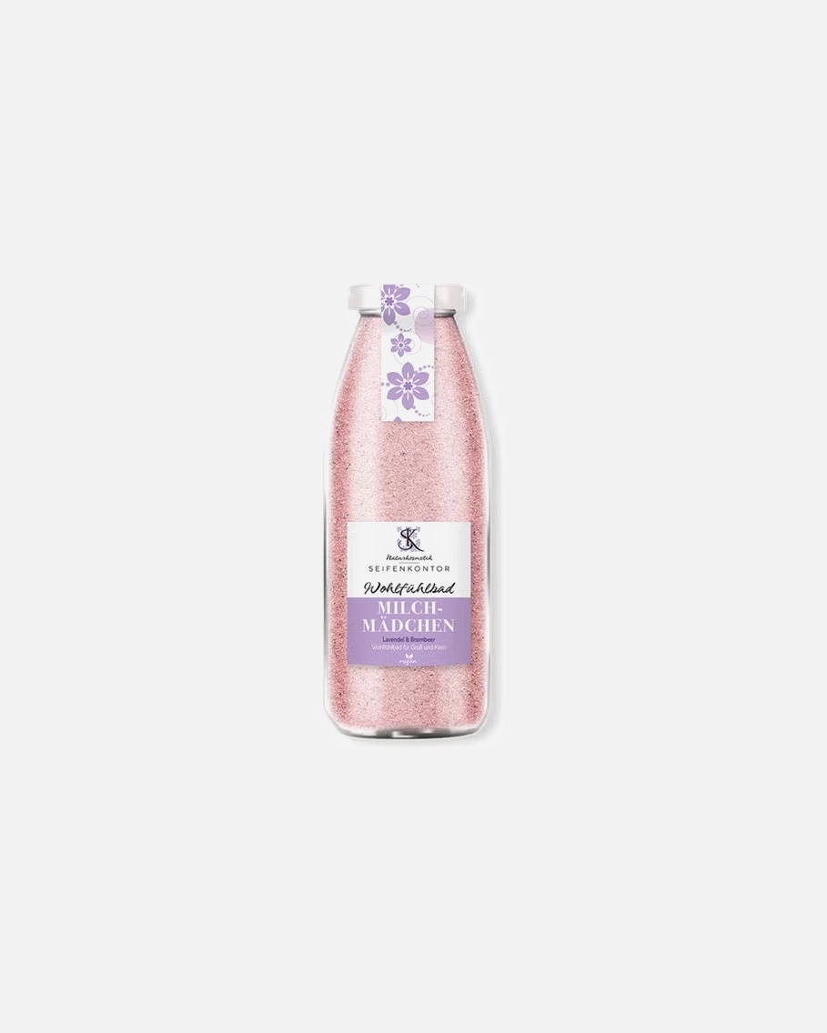 Badezusatz für Unisex Seifenkontor Default Brand Line Milchmädchenbad Milchmädchenbad, Lavendel/Brombeer (200 g)