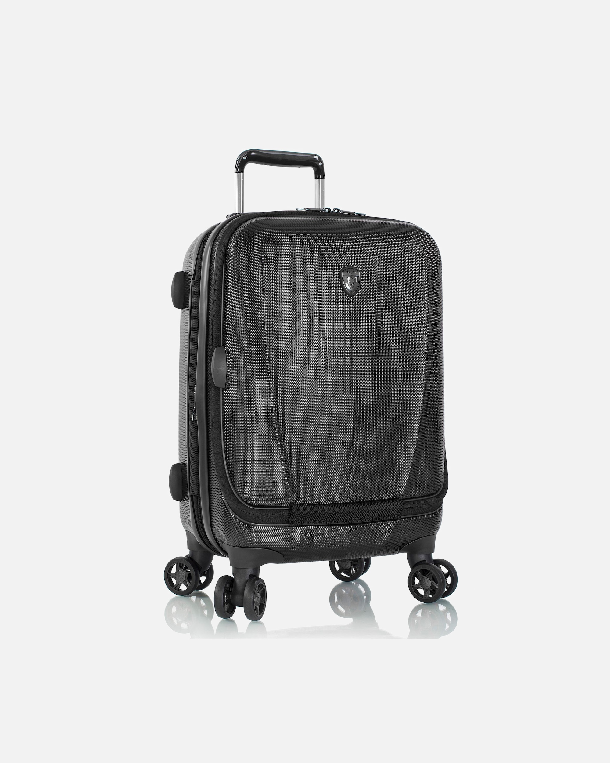 Handgepäckkoffer für Männlich Heys Vantage 4 Rollen Kabinentrolley S 55 cm mit Dehnfalte black