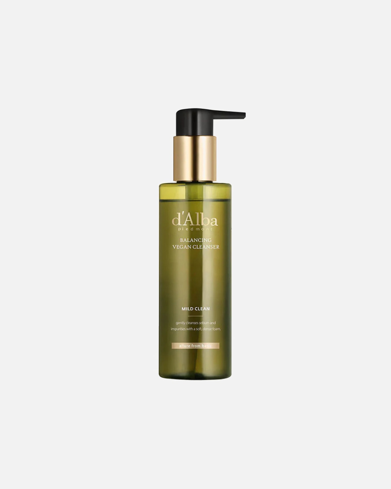 Gesichtsreinigungsschaum für Unisex d’Alba Mild Skin Balancing Vegan Cleanser 200 ml