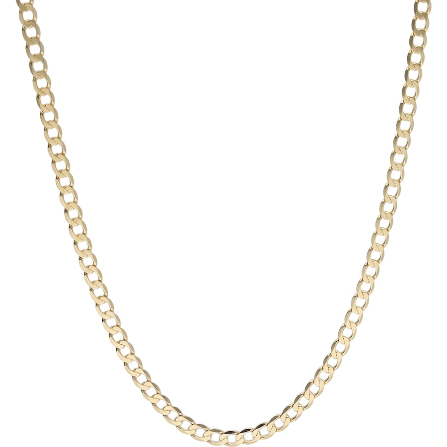 Luigi Merano Kette Panzerkette, massiv, Gold 585 50 cm Herren