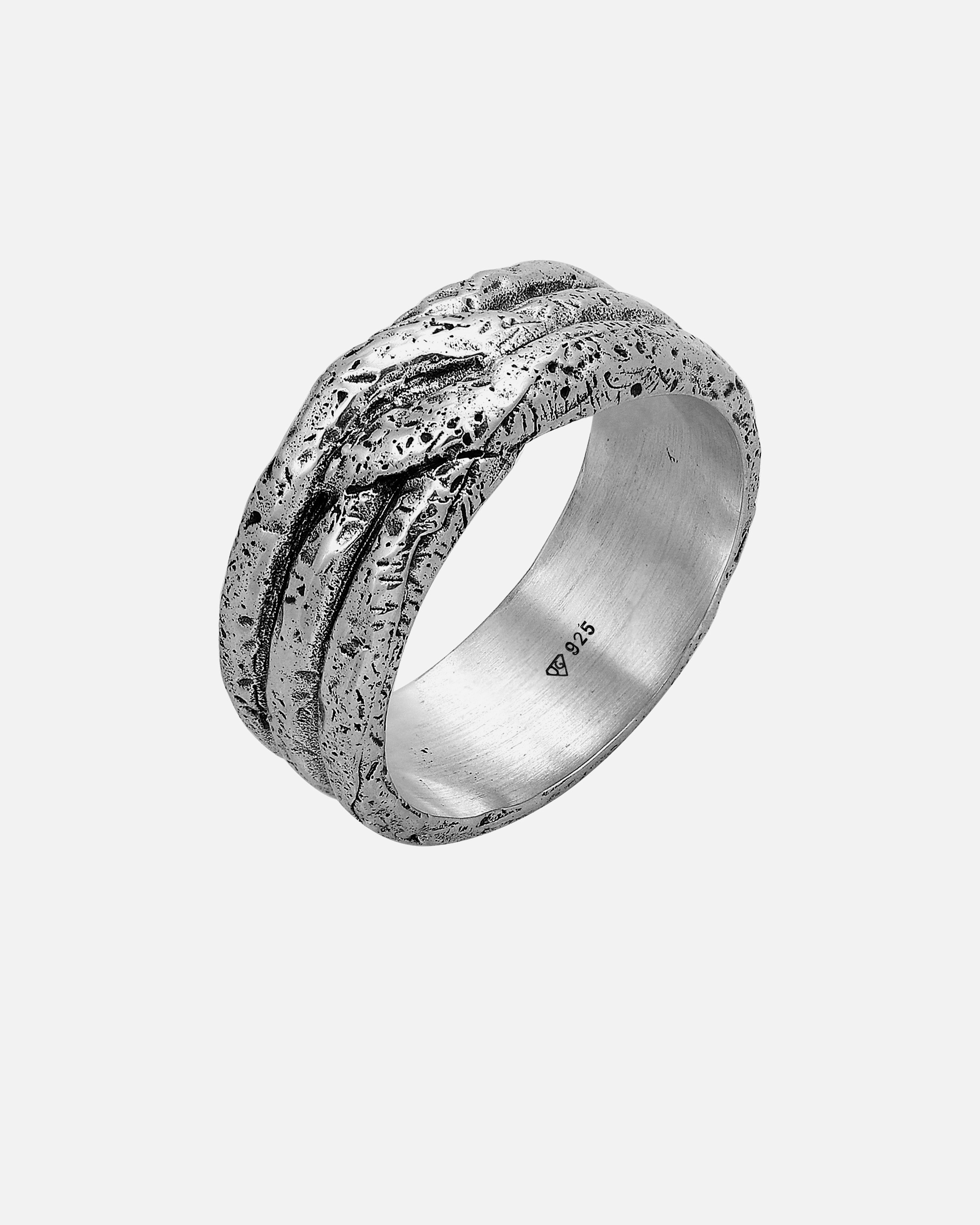 Ring für Männlich Haze & Glory Default Brand Line Bandring Intertwined 925 Silber 60