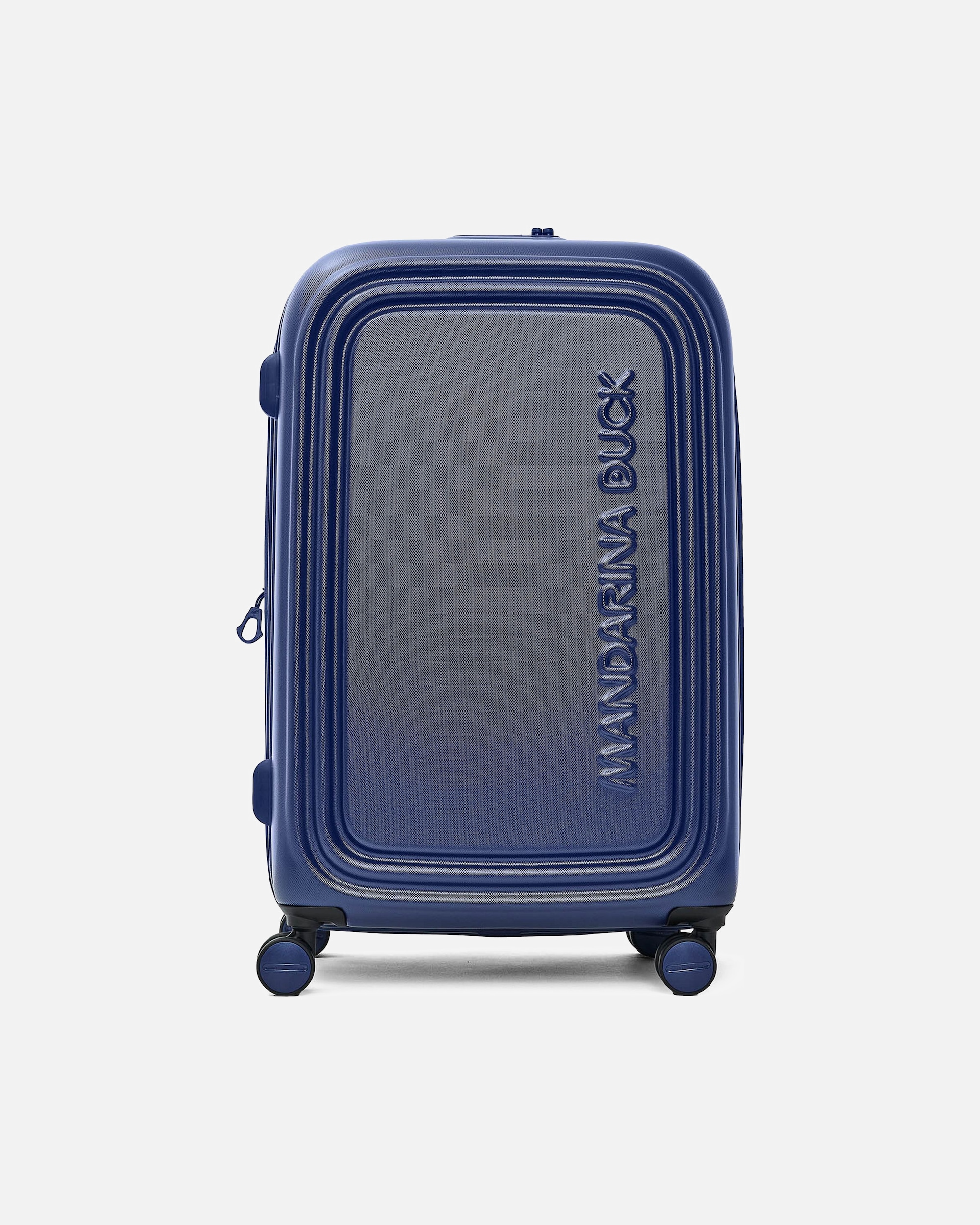 Koffer für Männlich Mandarina Duck Logoduck + 4 Rollen Trolley M 69 cm deep blue