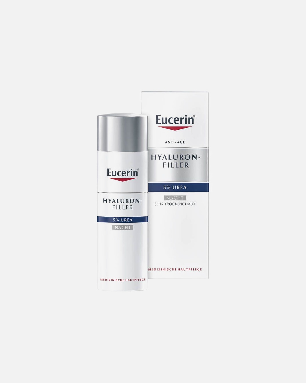 Anti-Aging Pflege für Unisex Eucerin Hyaluron Filler Urea Nachtpflege 50 ml