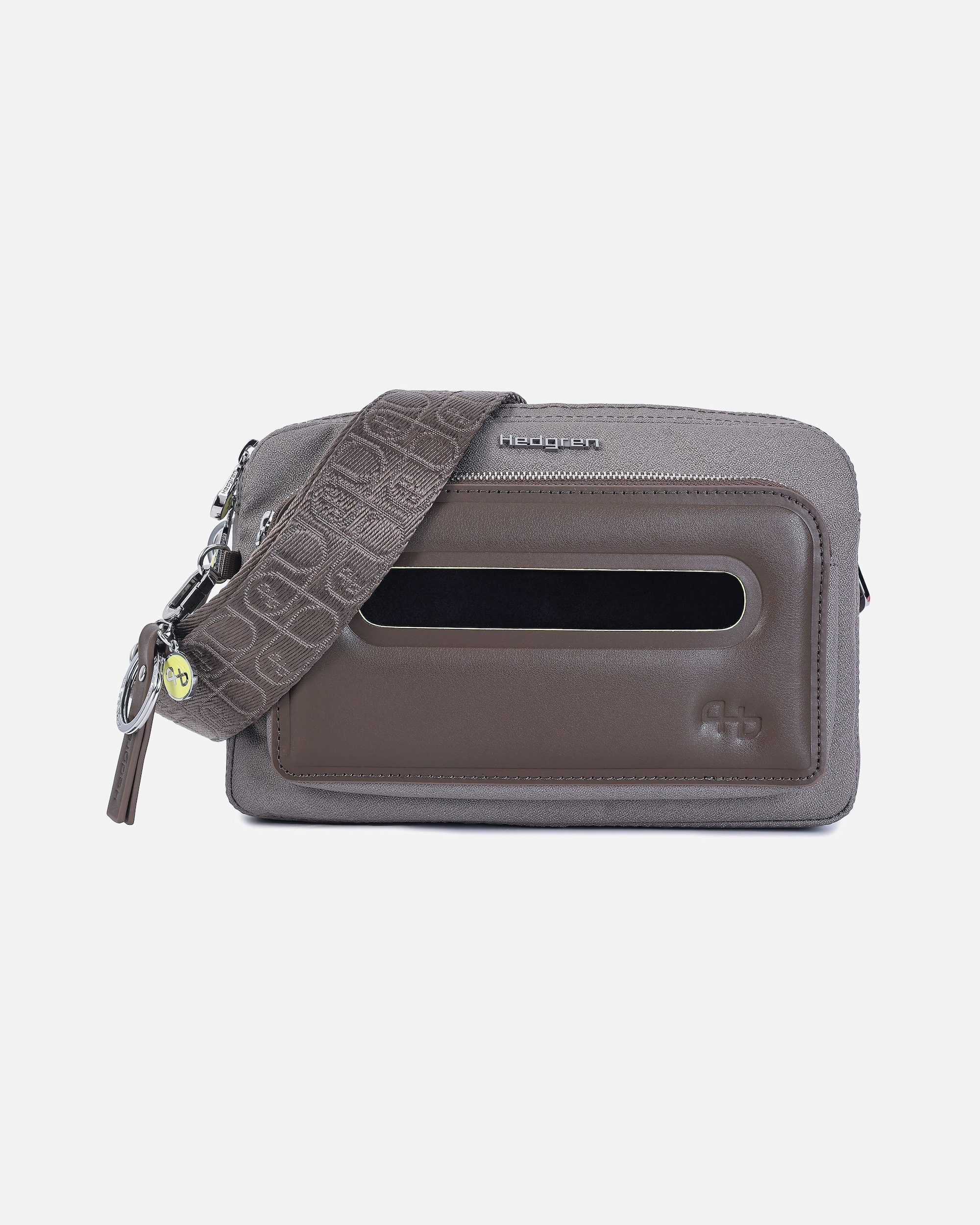 Clutch für Weiblich Hedgren Fika Umhängetasche vintage taupe
