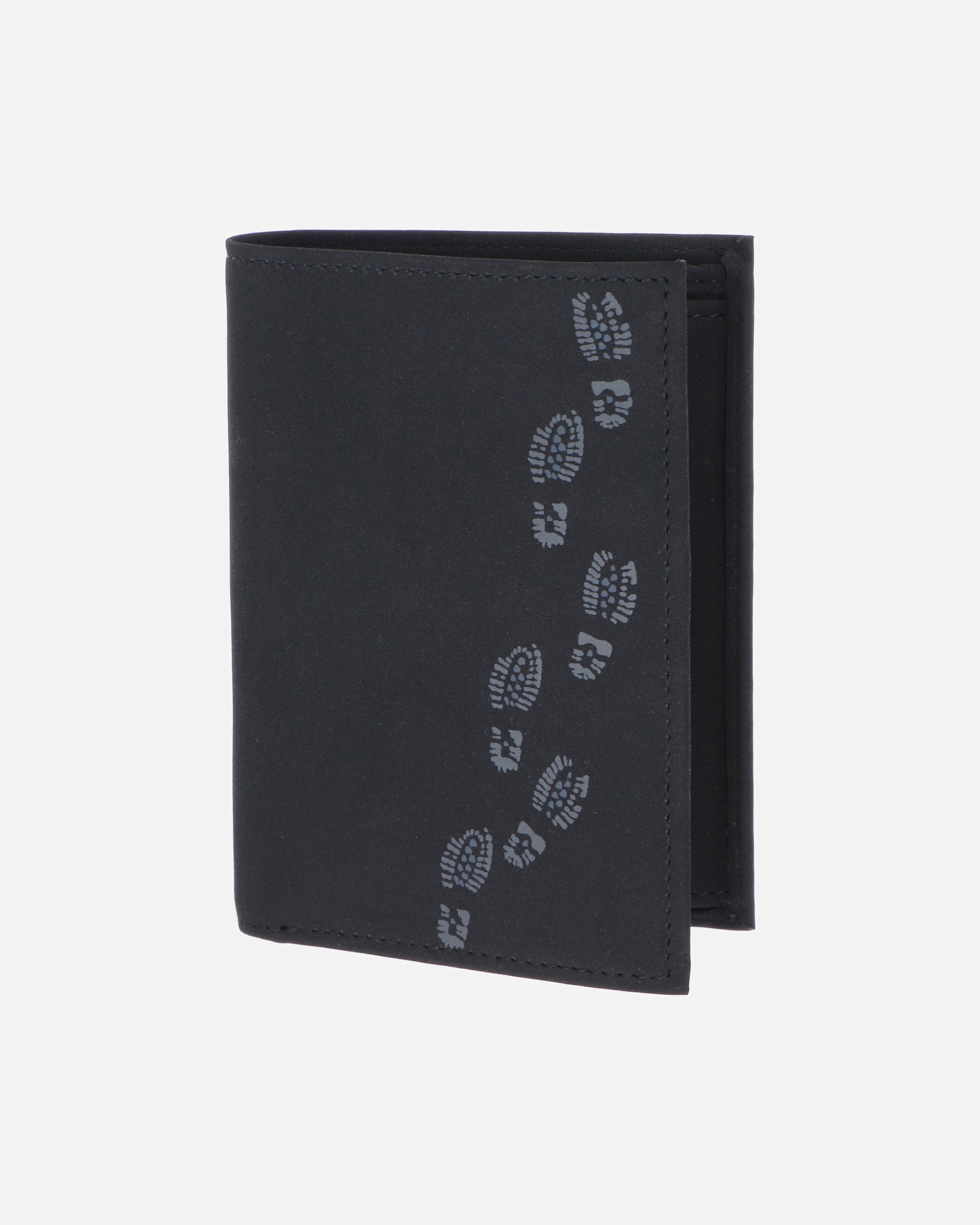 Portemonnaie für Männlich oxmox New Cryptan Herrengeldbörse schwarz-footsteps grey