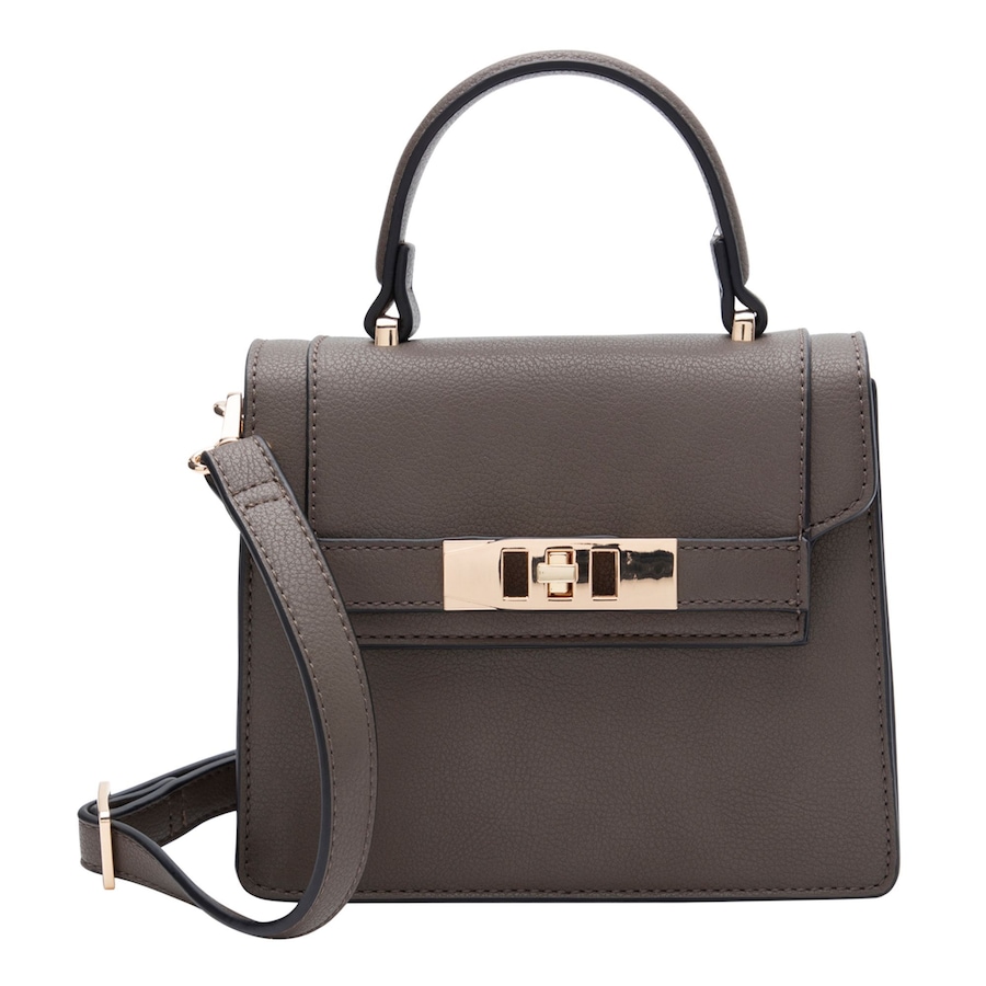 L.CREDI Konstanze Henkeltasche dark taupe Grau Damen