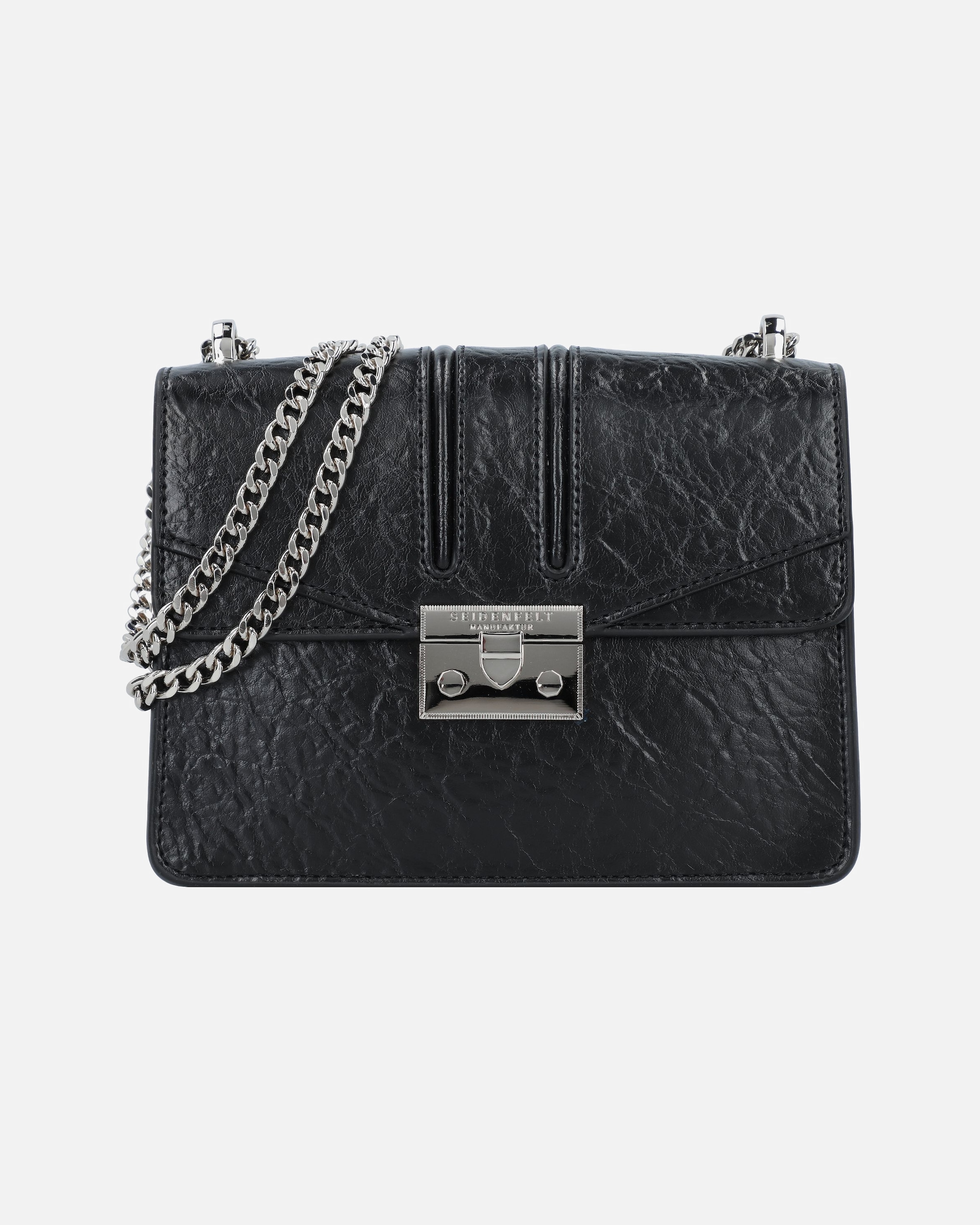 Umhängetasche für Weiblich Seidenfelt Roros Umhängetasche glossy black