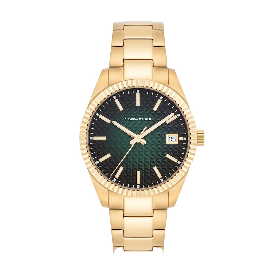 Spears & Walker Armband-Uhr aus Edelstahl in gelbgold 40,0 mm Herren