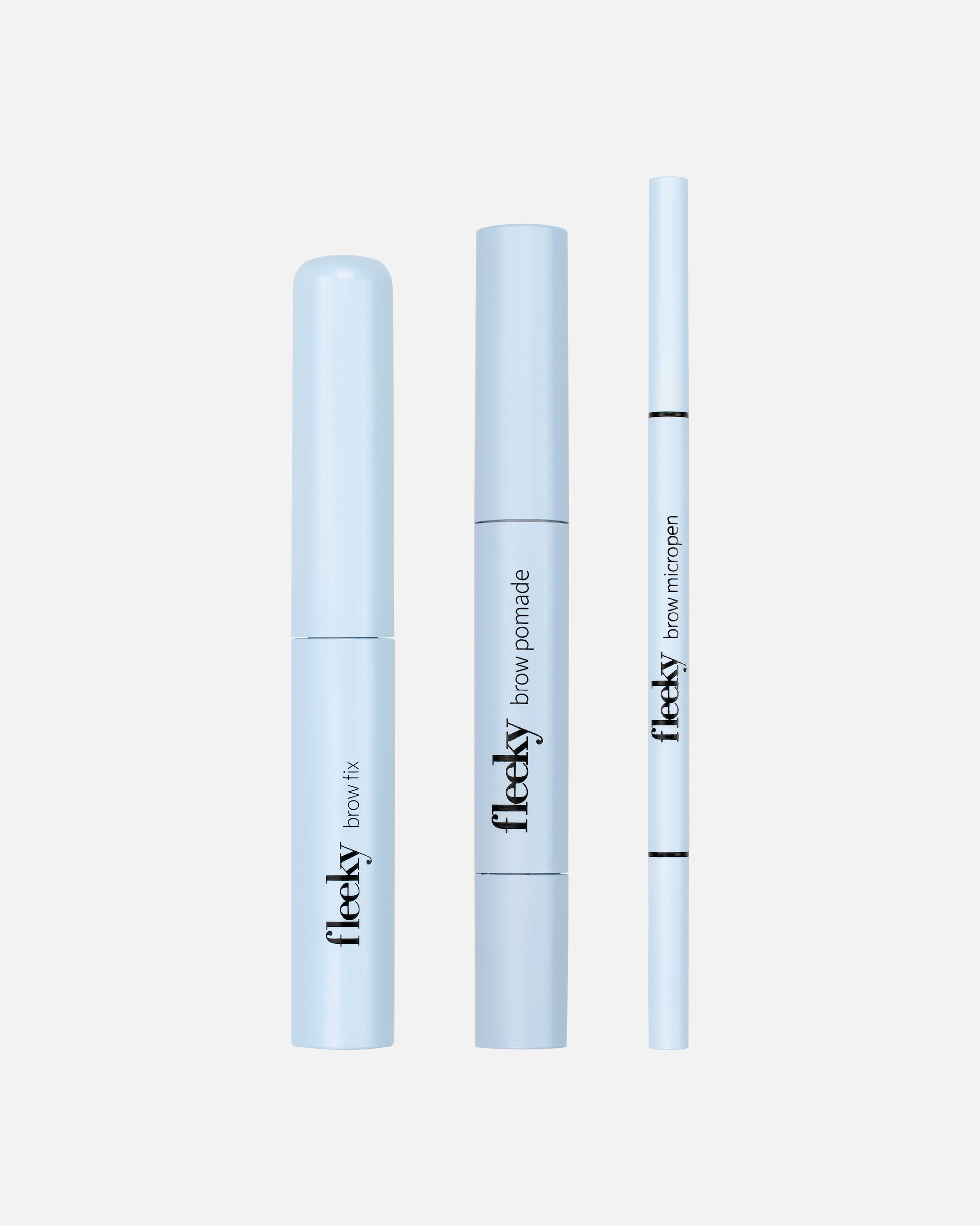 Augenbrauenstift für Unisex Fleeky Brow Set - 3-teiliges Augenbrauenset light brown