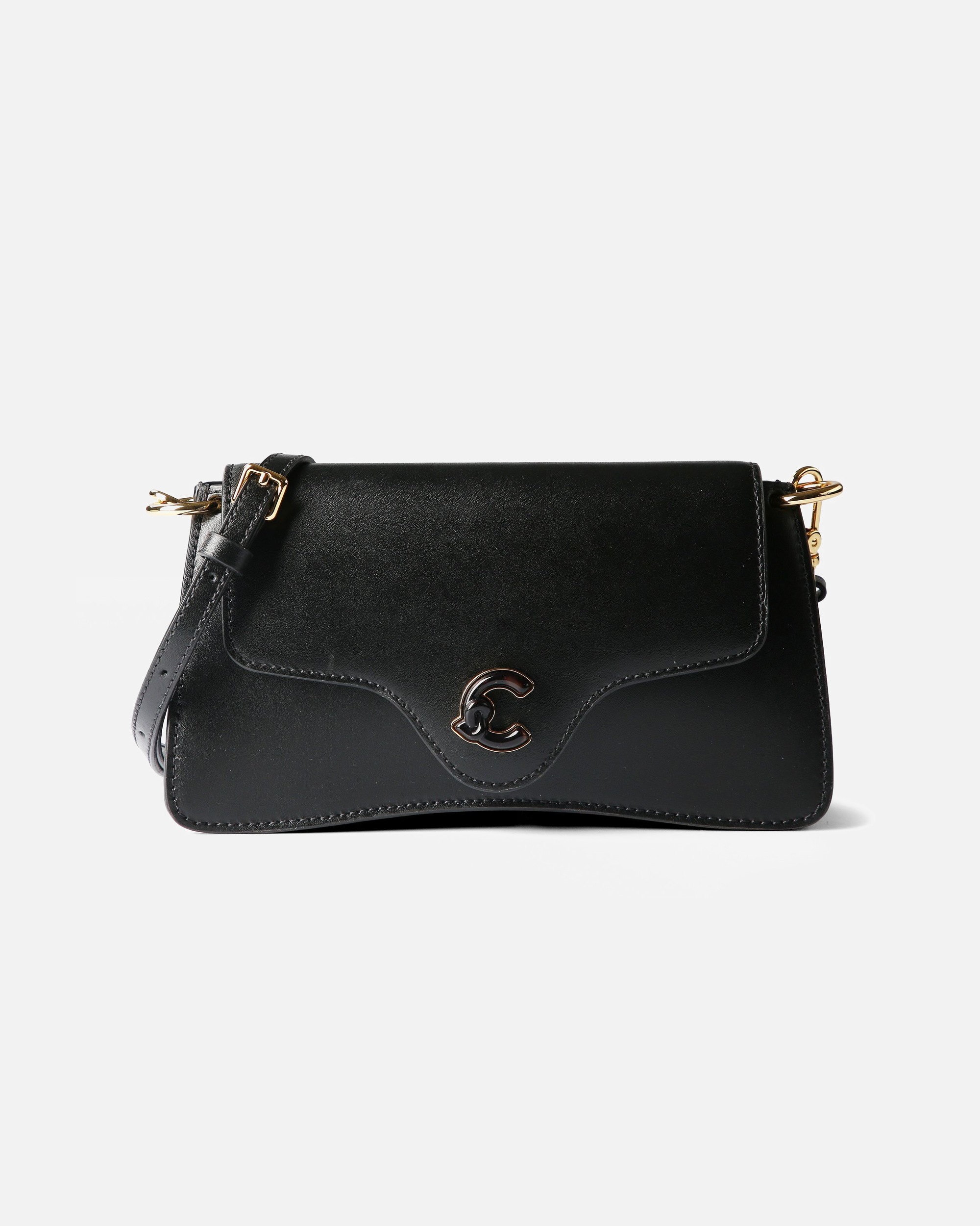 Clutch für Weiblich Coccinelle C-Me Umhängetasche noir