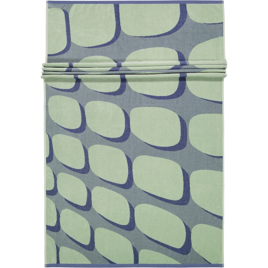 Vossen Strandtücher Shadow Play soft green - 0002 100x180 cm