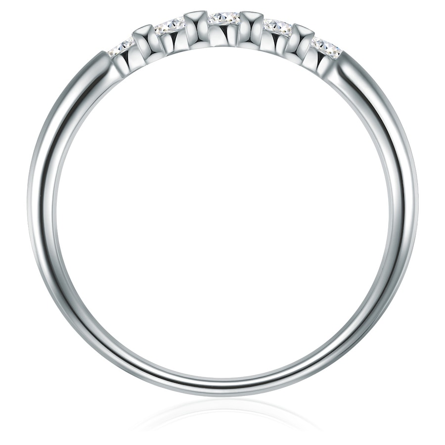 Trilani Ring Sterling Silber Zirkonia in 60 Damen