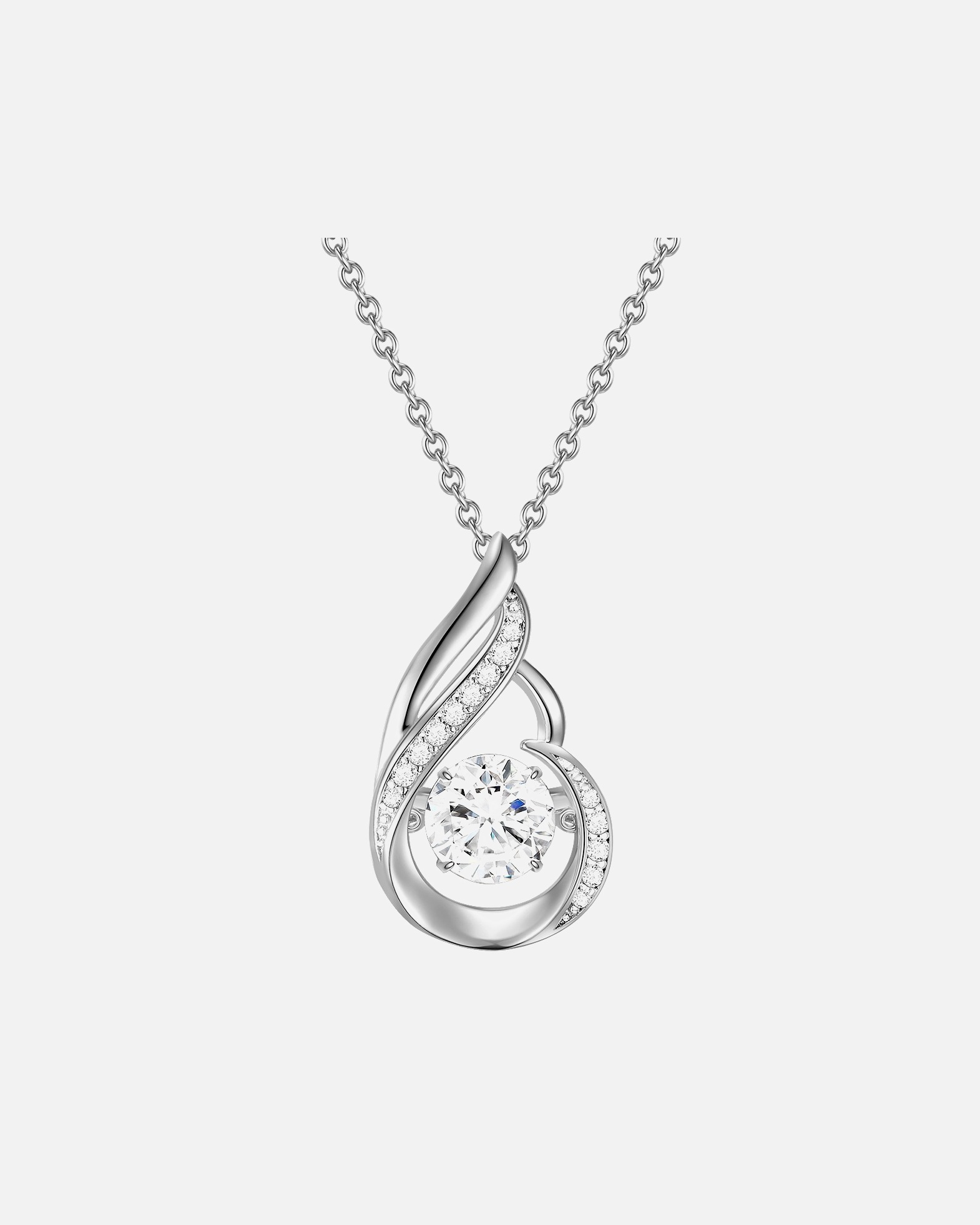 Halskette für Weiblich Rafaela Donata Halskette Sterling Silber Zirkonia in Silber 42,0 cm Basiskette + 7,0 cm Verlängerung