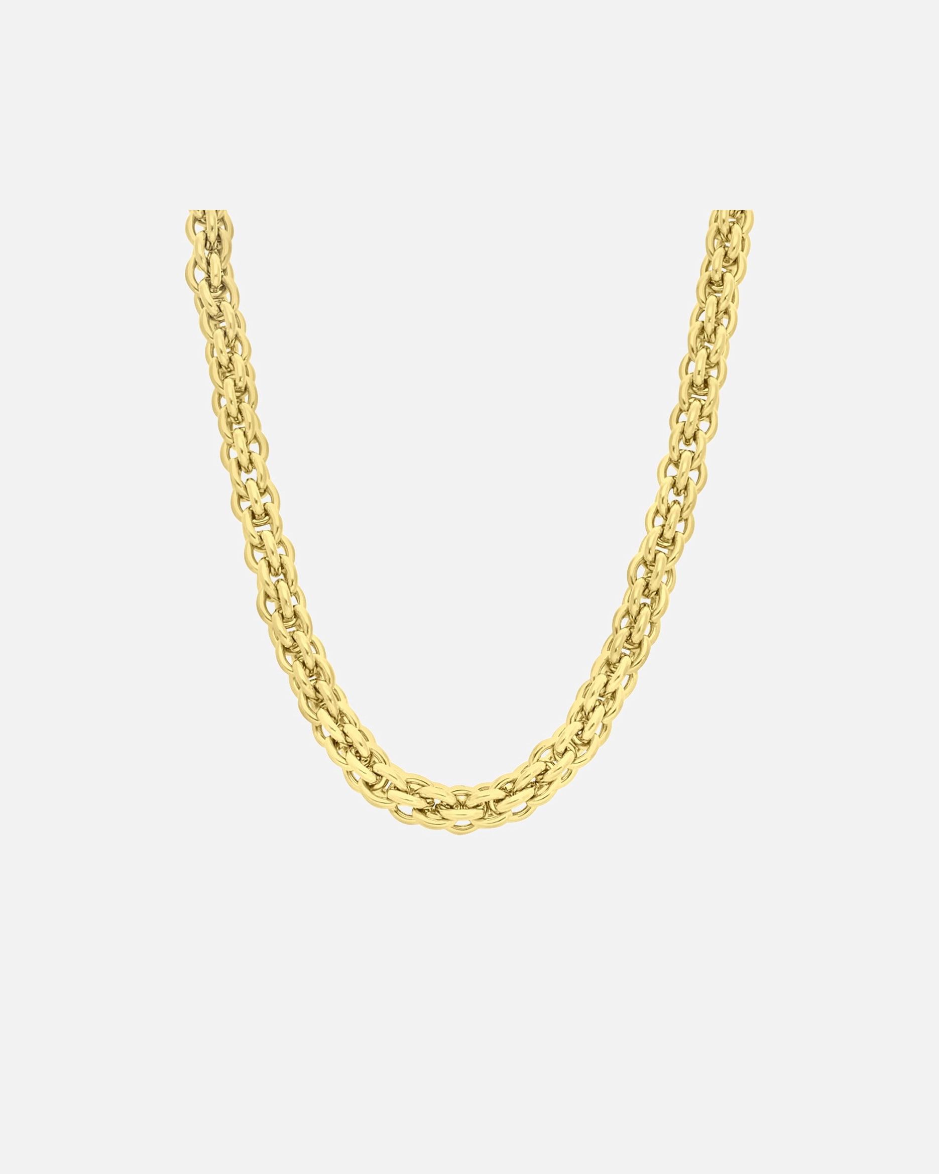 Halskette für Weiblich Lucardi Halskette Anaulle Stahl Gold