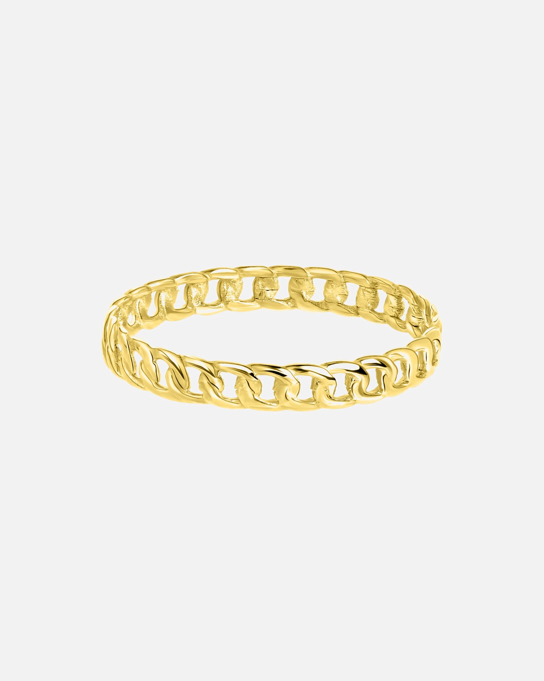 Ring für Männlich Lucardi Ringe 585 Gold - goldfarbig 52mm