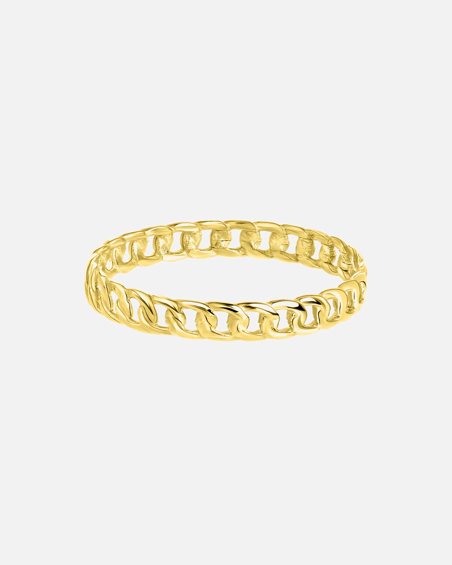 Ring für Männlich Lucardi Ringe 585 Gold - goldfarbig 47mm