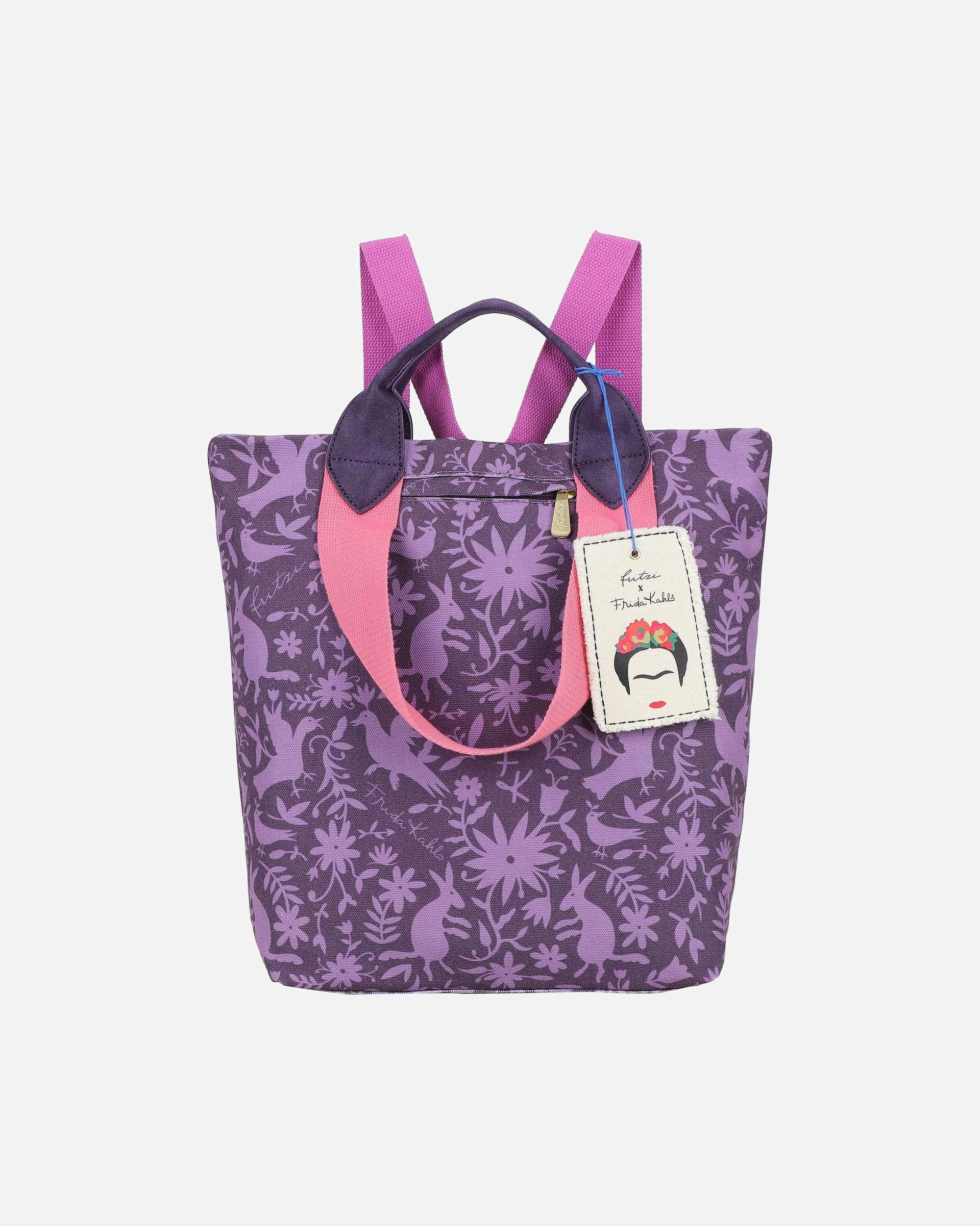 Rucksack für Weiblich Fritzi aus Preußen Fritzi x Frida Kahlo Limited Daypack lila
