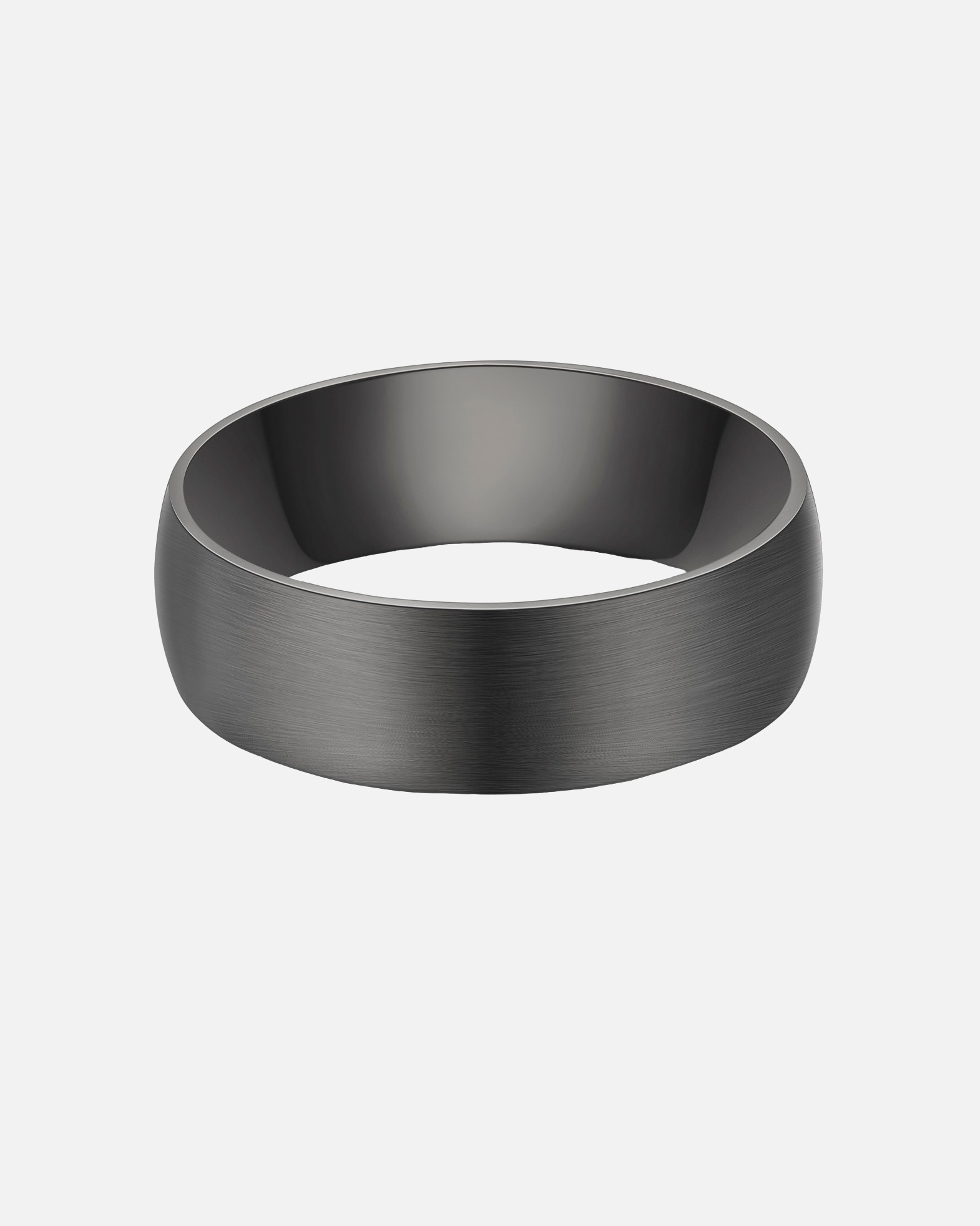 Ring für Männlich True Rebels Ring aus Edelstahl in Gunmetal 58