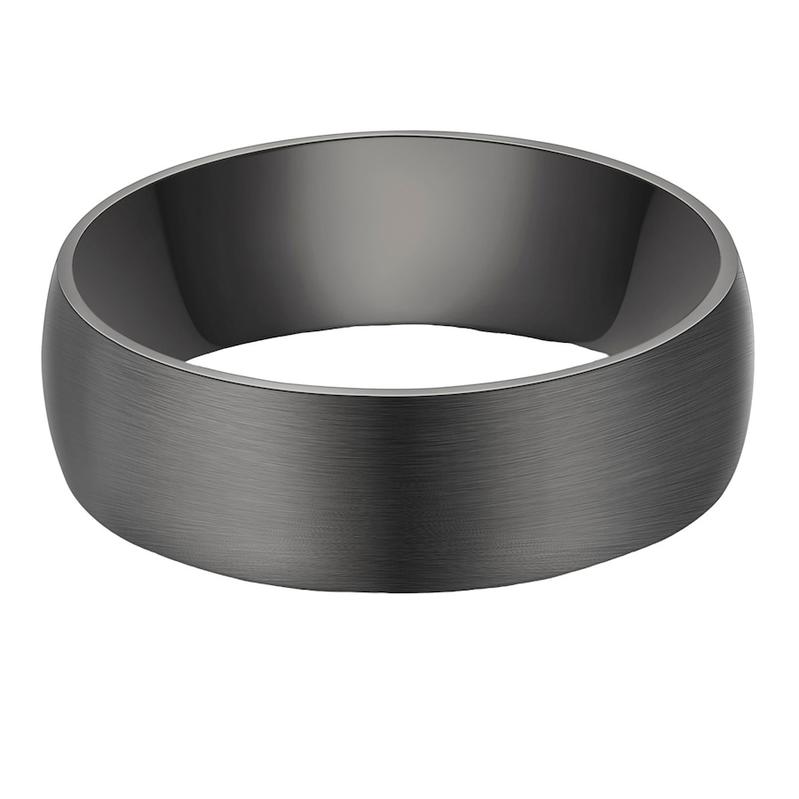 True Rebels Ring aus Edelstahl in Gunmetal 62 Herren