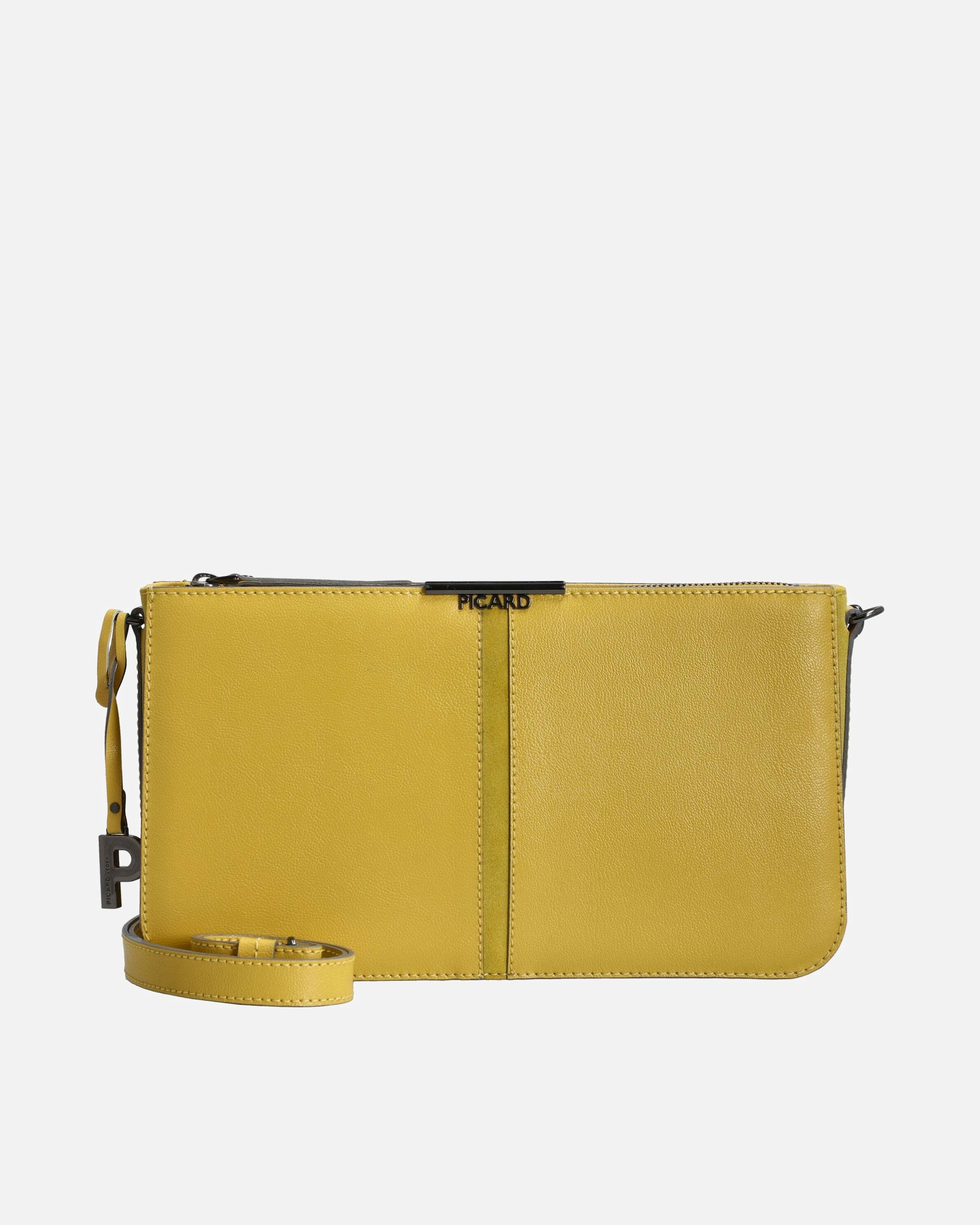 Umhängetasche für Weiblich Picard Marie - Schultertasche 30 cm Rindsleder (lemon) gelb