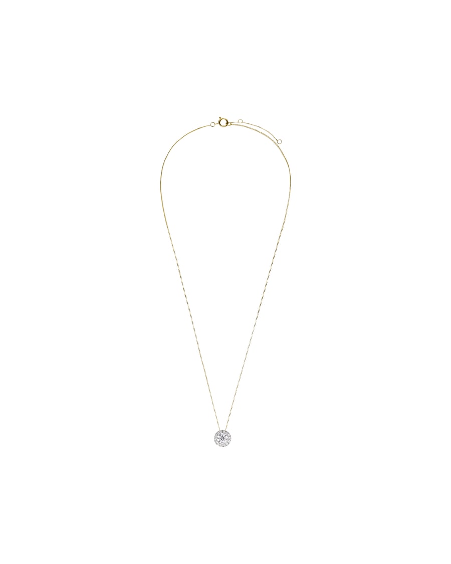 Lucardi Halskette 585 Gold - Gelbgold Damen